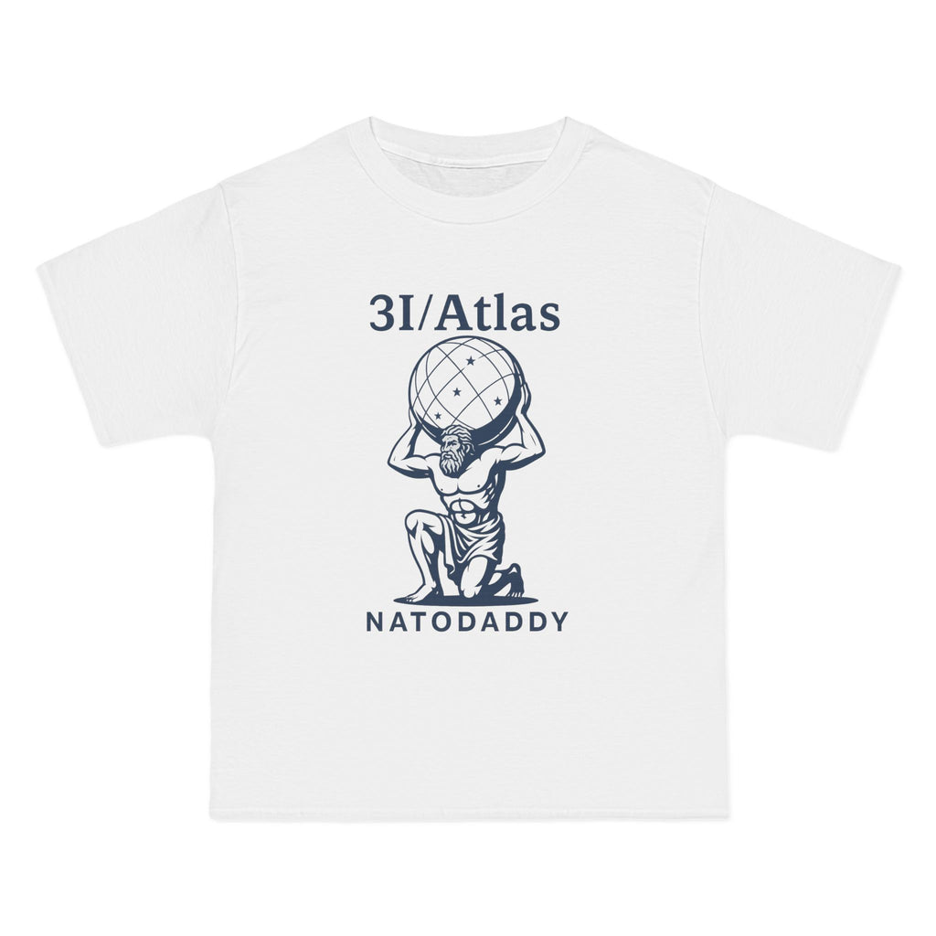 Atlas Daddy T-Shirt, Father's Day Gift, Cartoon Tee, Unique Dads Apparel, Fun Gift for Fathers, Summer Style, Comfy Casual Wear