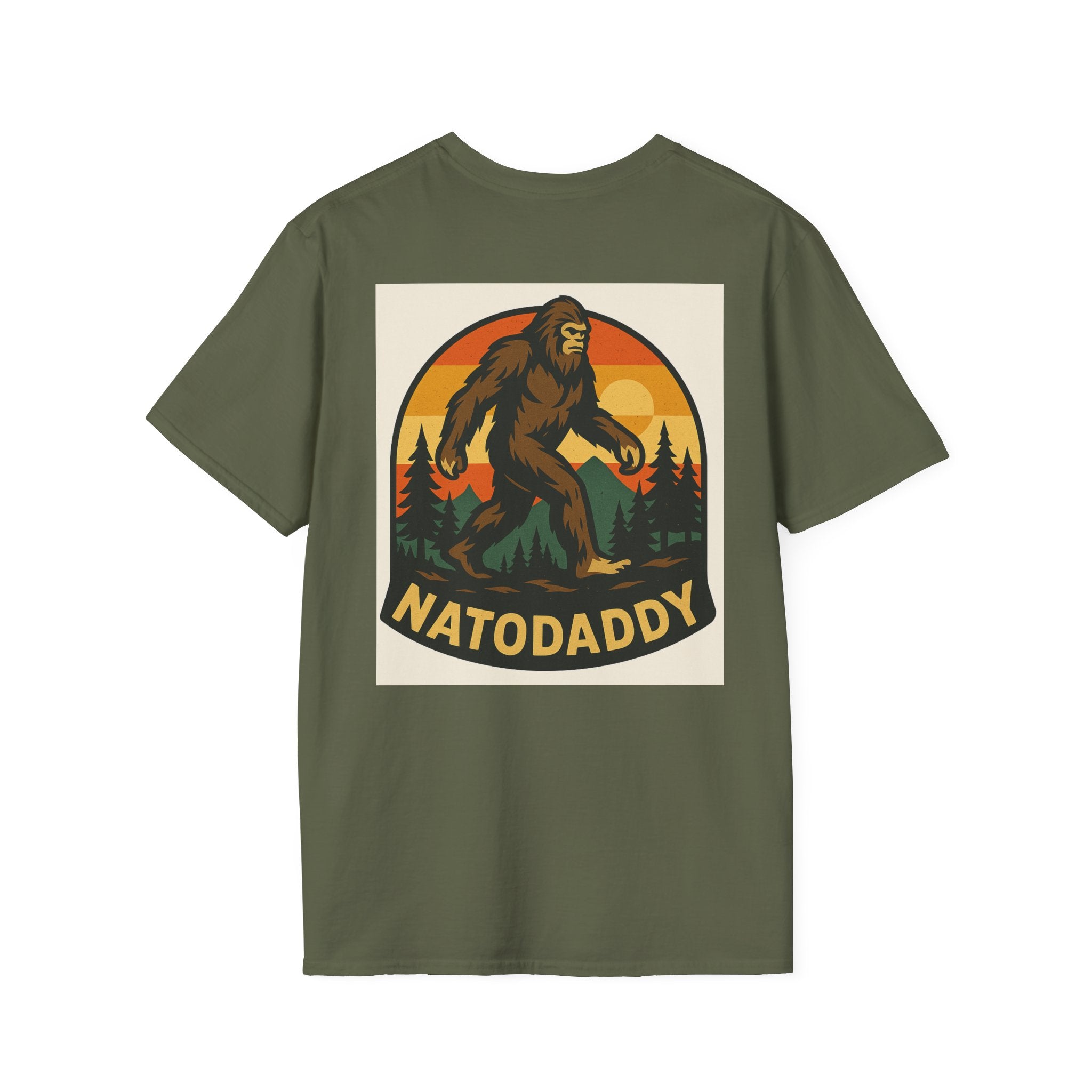 Sasquatch Adventure T-Shirt, Unisex Softstyle Tee for Nature Lovers, Gifts for Dads, Camping Gear, Funny Family Shirt