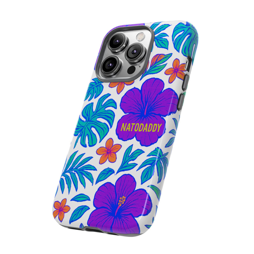 Tropical Phone Case | Tough Cases with Floral Design, Gift for Him/Her, Summer Vibe, Phone Accessory, Cute Design