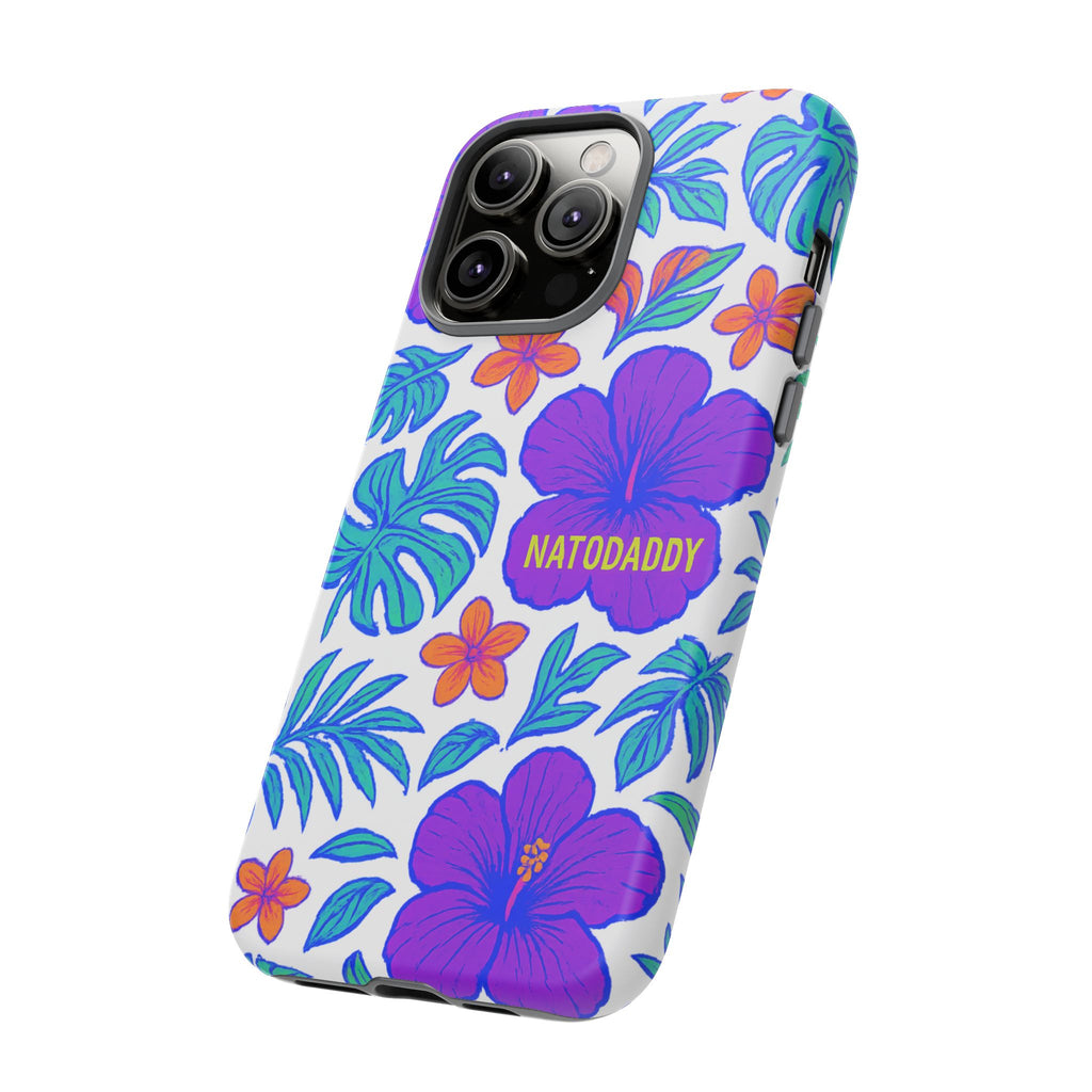 Tropical Phone Case | Tough Cases with Floral Design, Gift for Him/Her, Summer Vibe, Phone Accessory, Cute Design