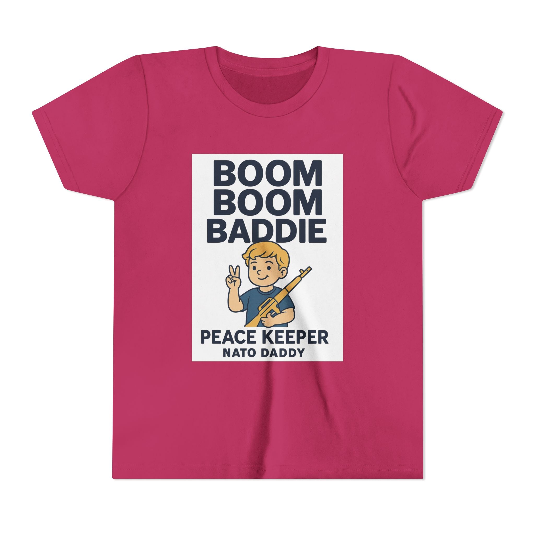 Youth Graphic Tee with Playful Design, Fun T-Shirt for Kids, Gift for Birthdays, Summer Vacations, or Everyday Wear