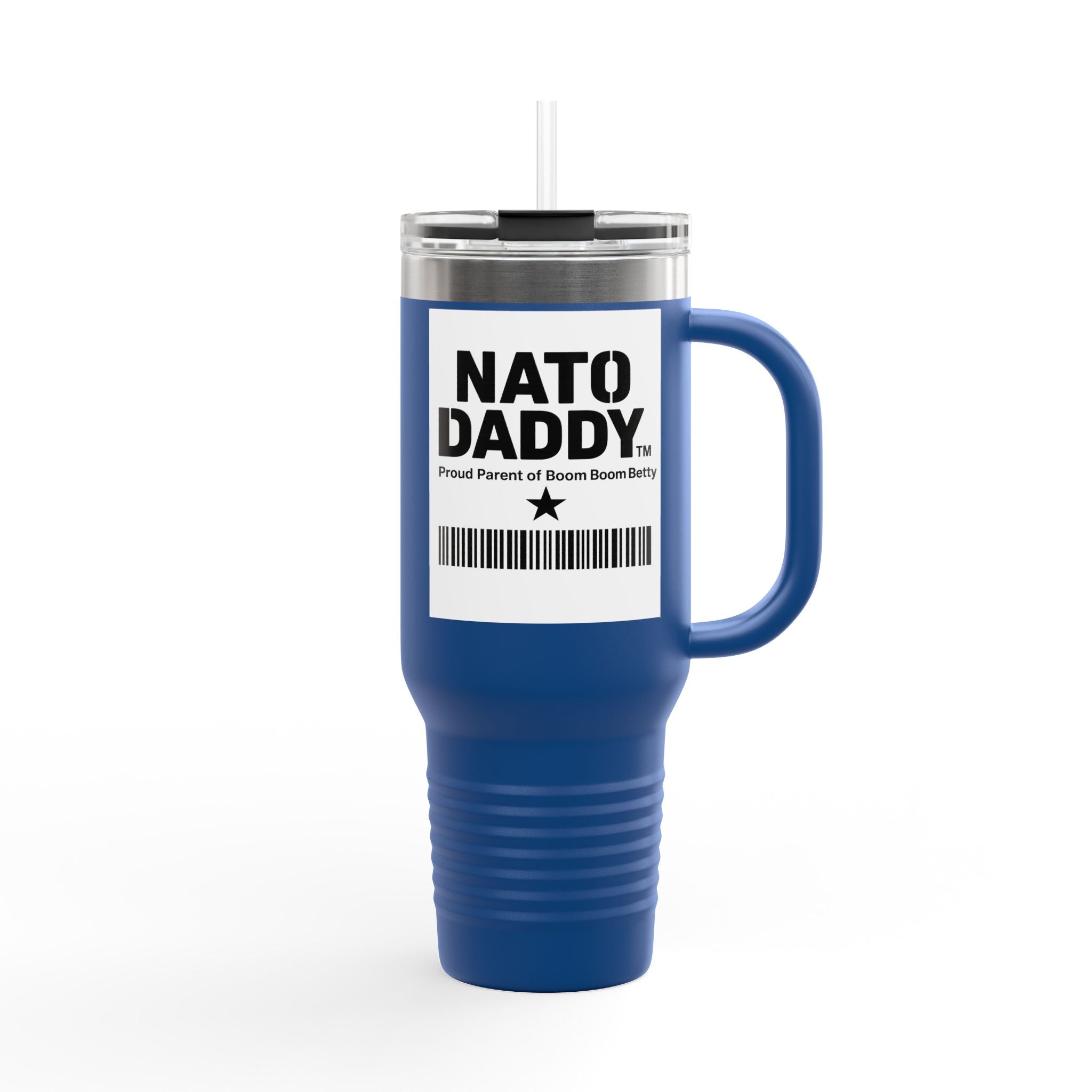 Nato Daddy Insulated Travel Mug | 40oz Dad Coffee Cup | Perfect for Gifts | Personalized Cooler Mug | Father's Day Essential