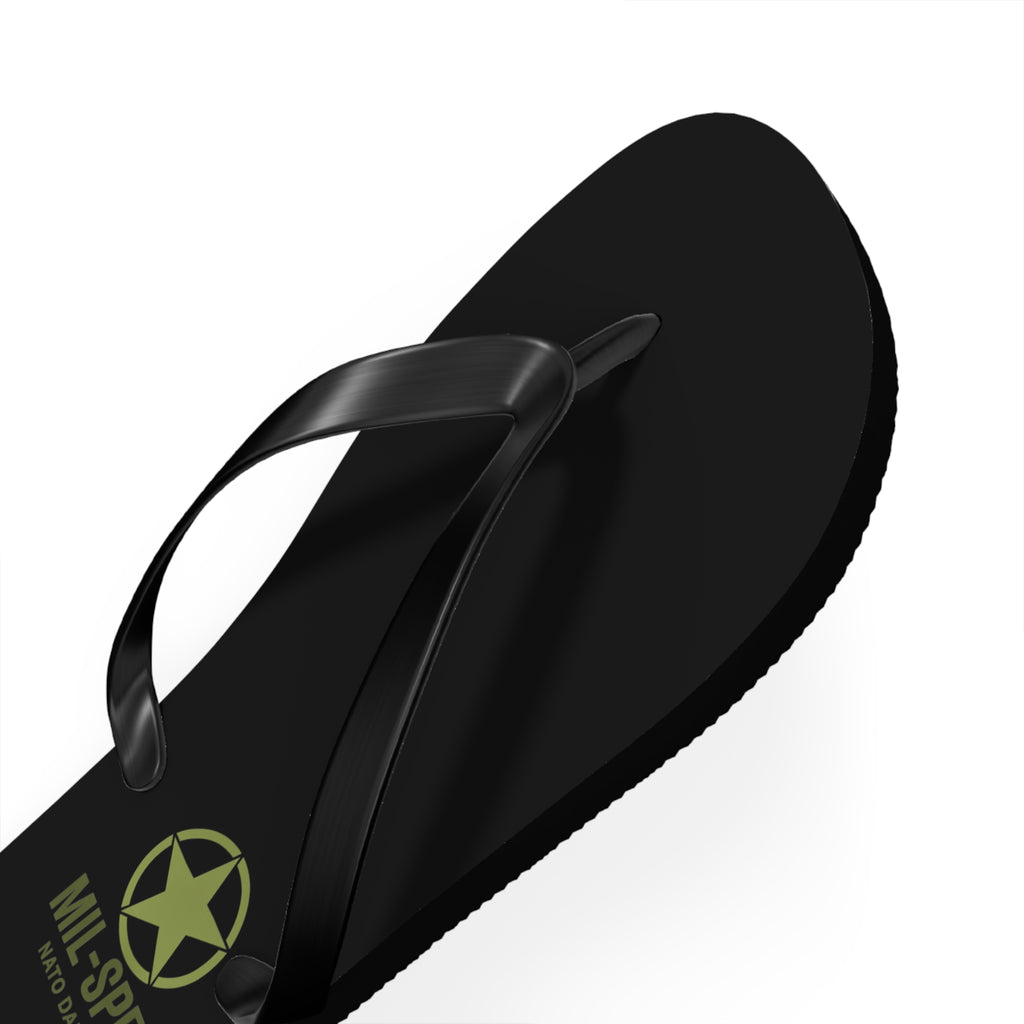 Men's Military-Inspired Flip Flops, Casual Beach Footwear, Outdoor Slippers, Summer Sandals, Customized Summer Style
