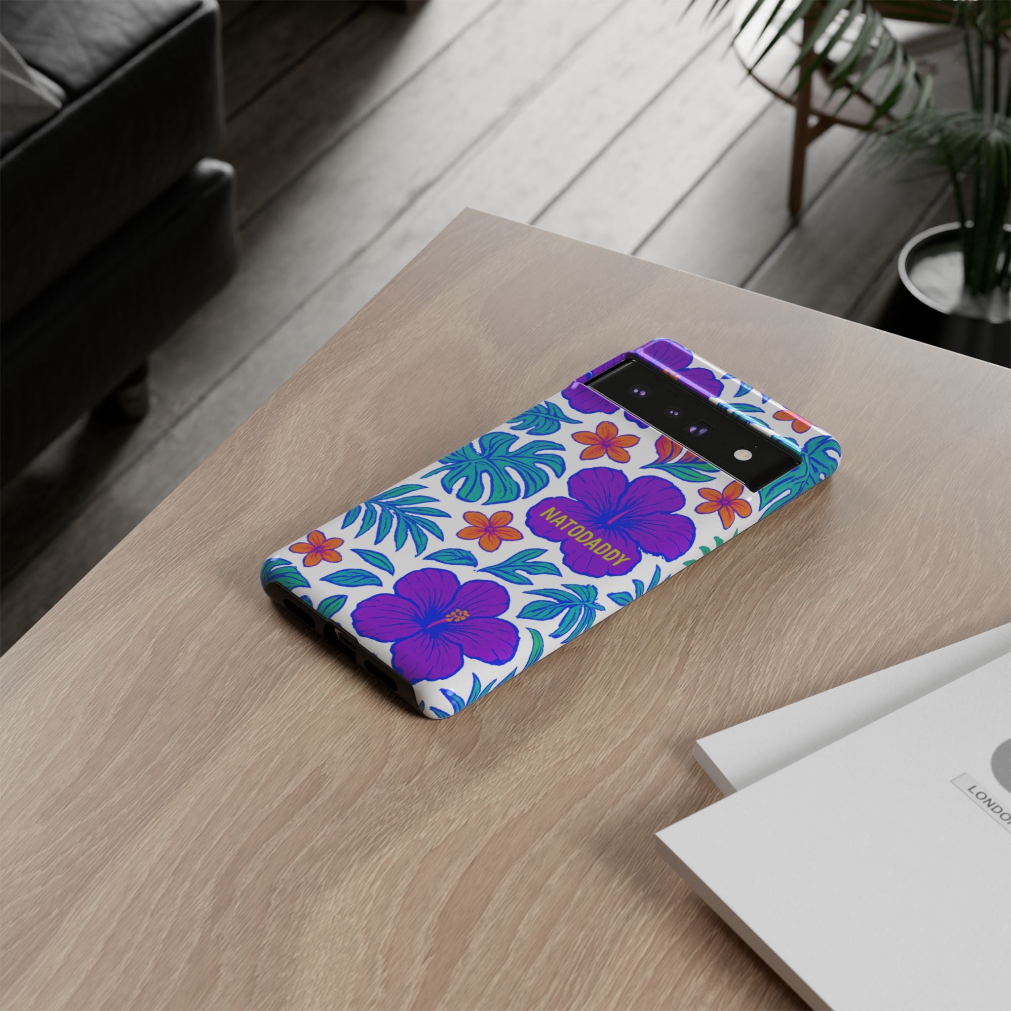 Tropical Phone Case | Tough Cases with Floral Design, Gift for Him/Her, Summer Vibe, Phone Accessory, Cute Design