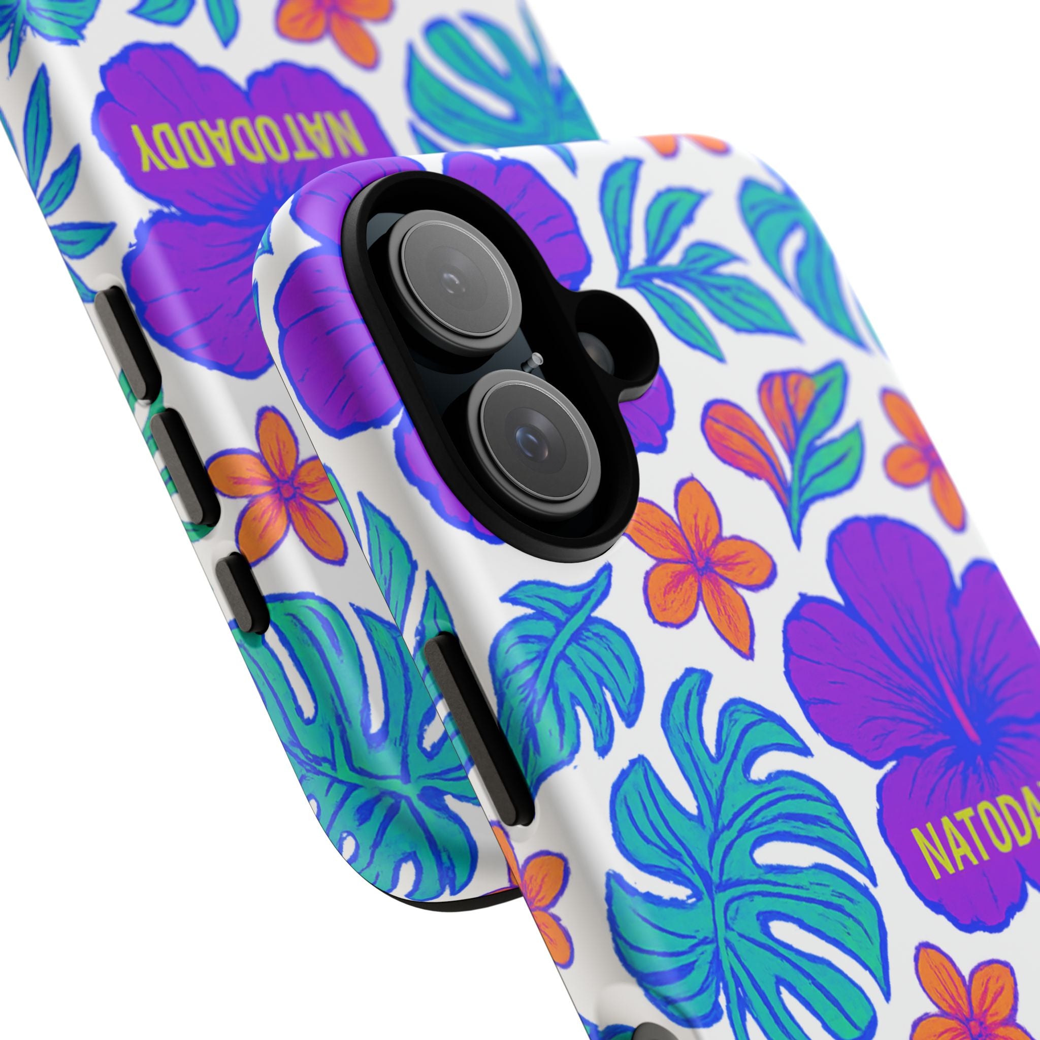 Tropical Phone Case | Tough Cases with Floral Design, Gift for Him/Her, Summer Vibe, Phone Accessory, Cute Design