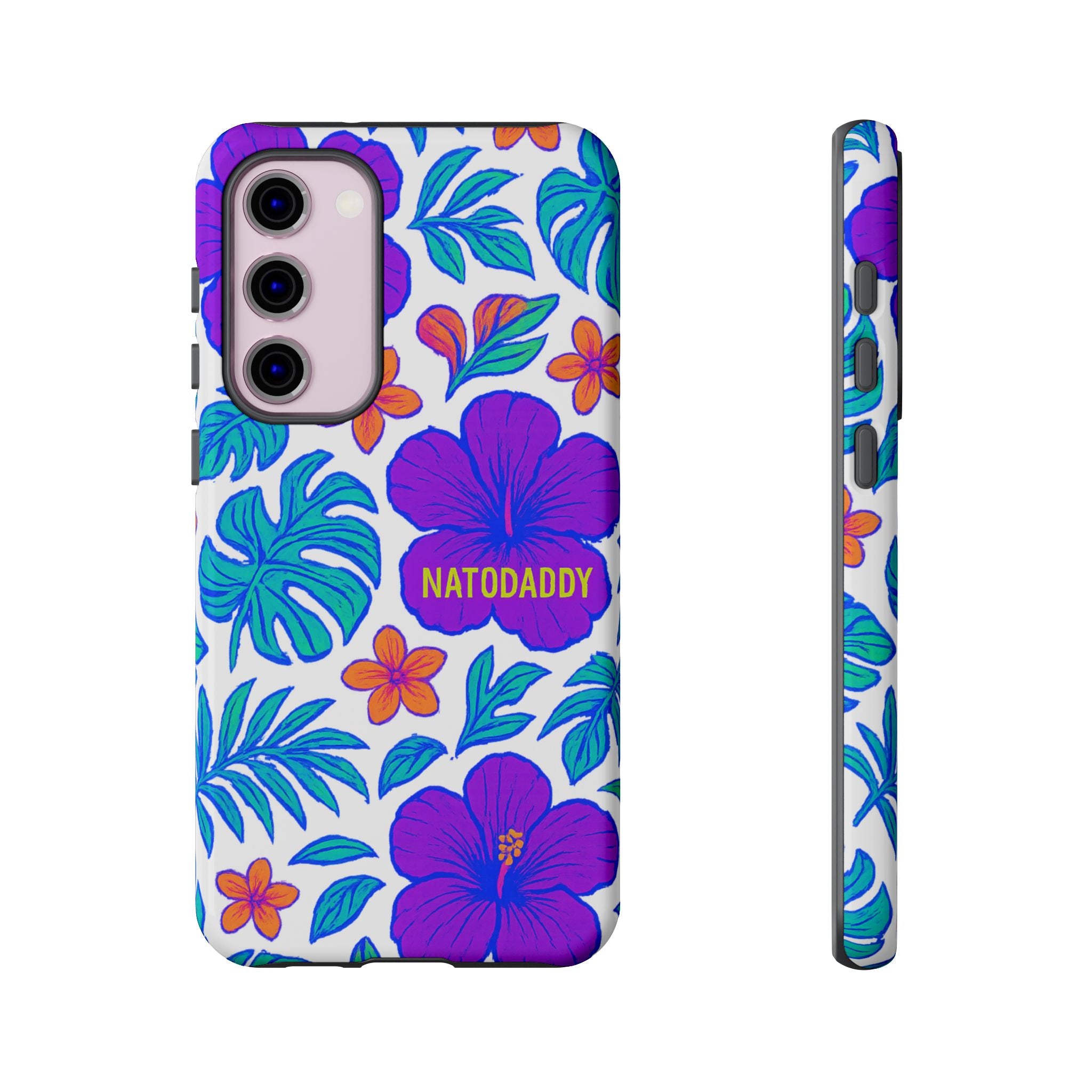 Tropical Phone Case | Tough Cases with Floral Design, Gift for Him/Her, Summer Vibe, Phone Accessory, Cute Design