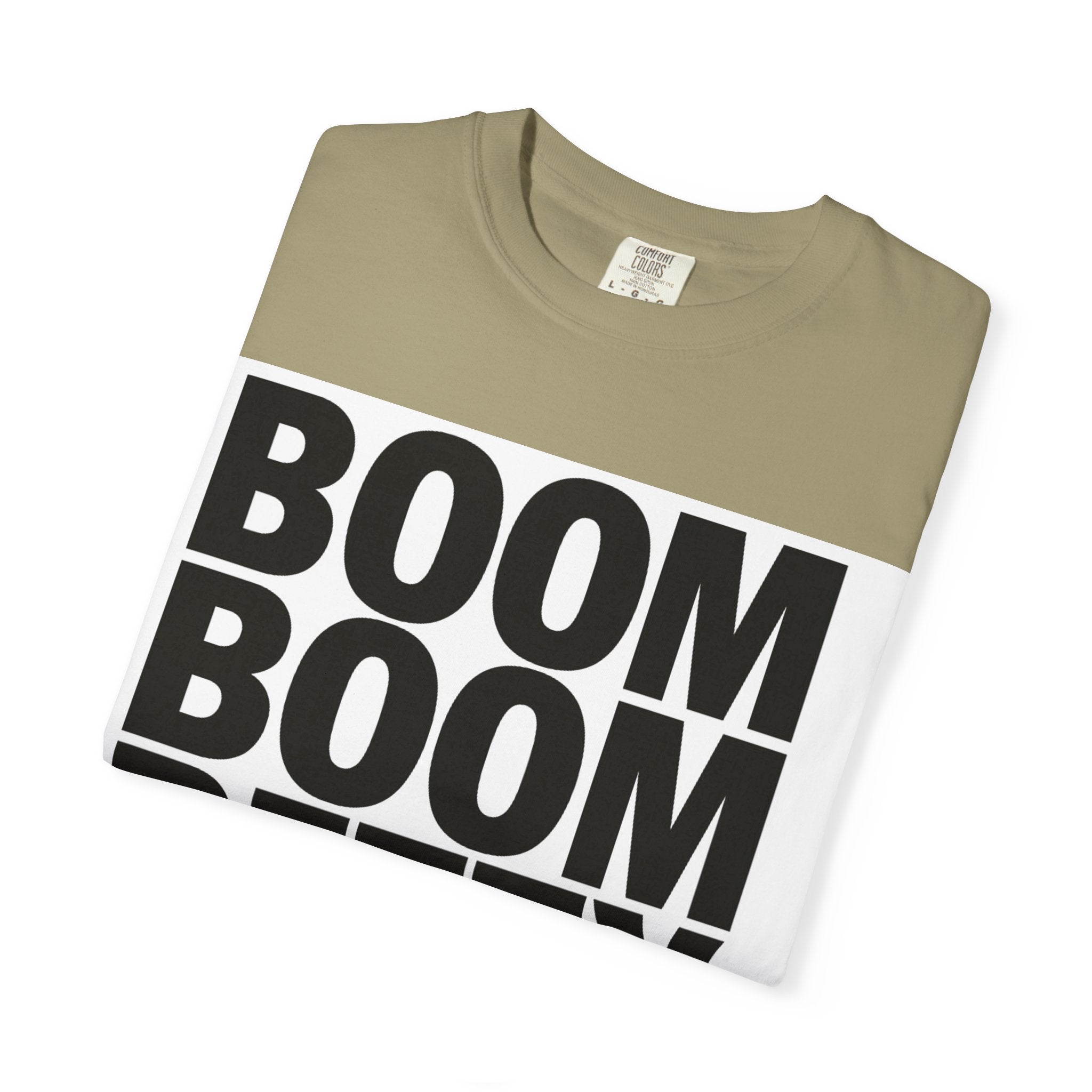 Boom Boom Betty Unisex Garment-Dyed T-shirt, Casual Tee, Cool Graphic Tee, Gift for Her, Trendy Streetwear