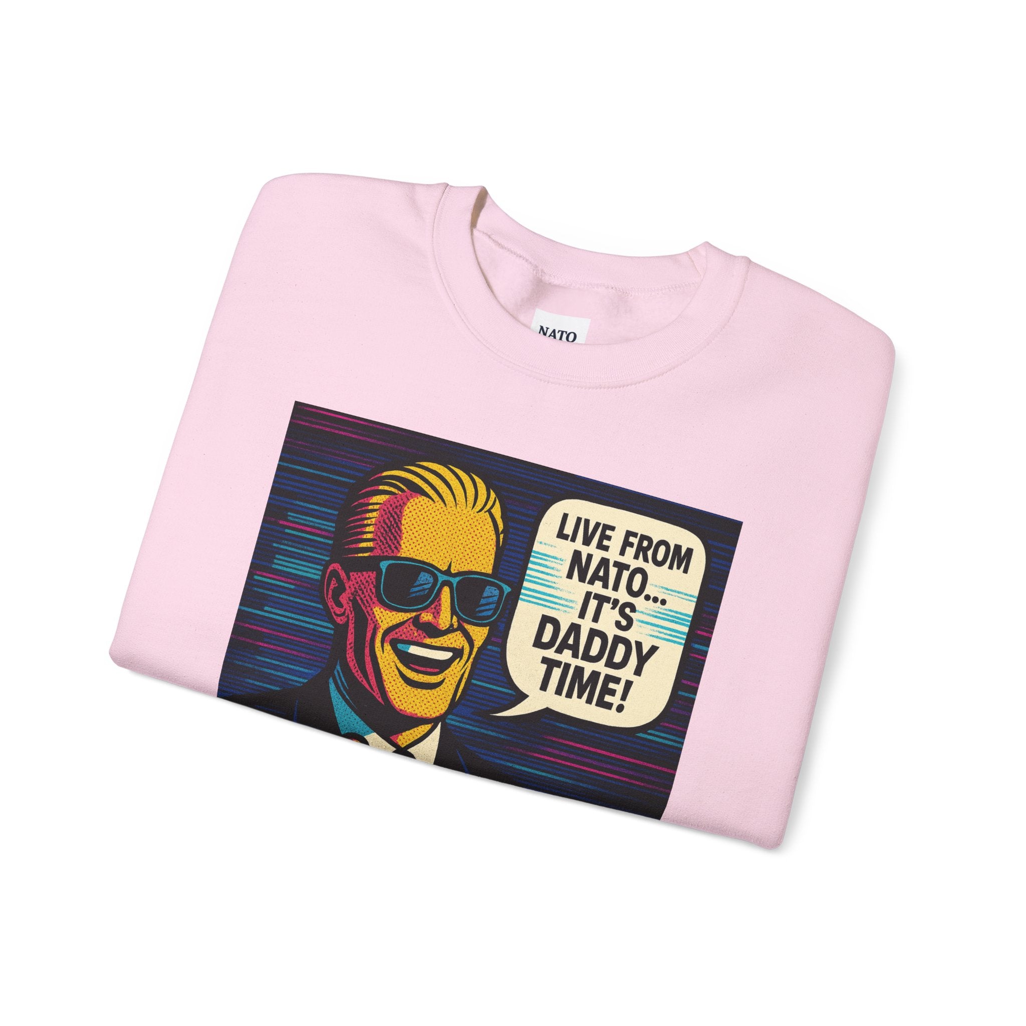 NATODADDY Humor Crewneck Sweatshirt, Unisex Sweatshirt, Funny Gift for Dads, Dad Humor Apparel, Casual Wear for Holidays