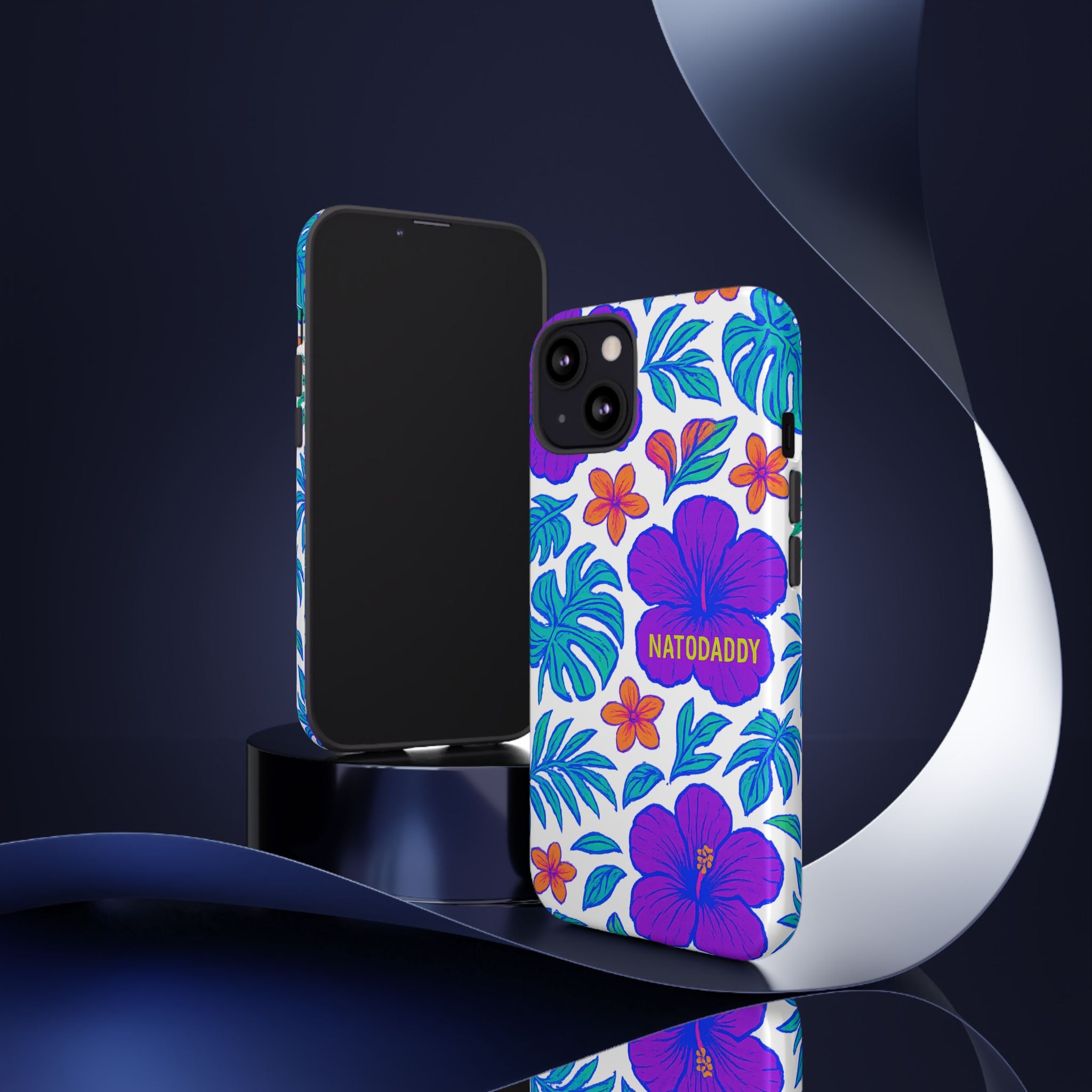 Tropical Phone Case | Tough Cases with Floral Design, Gift for Him/Her, Summer Vibe, Phone Accessory, Cute Design