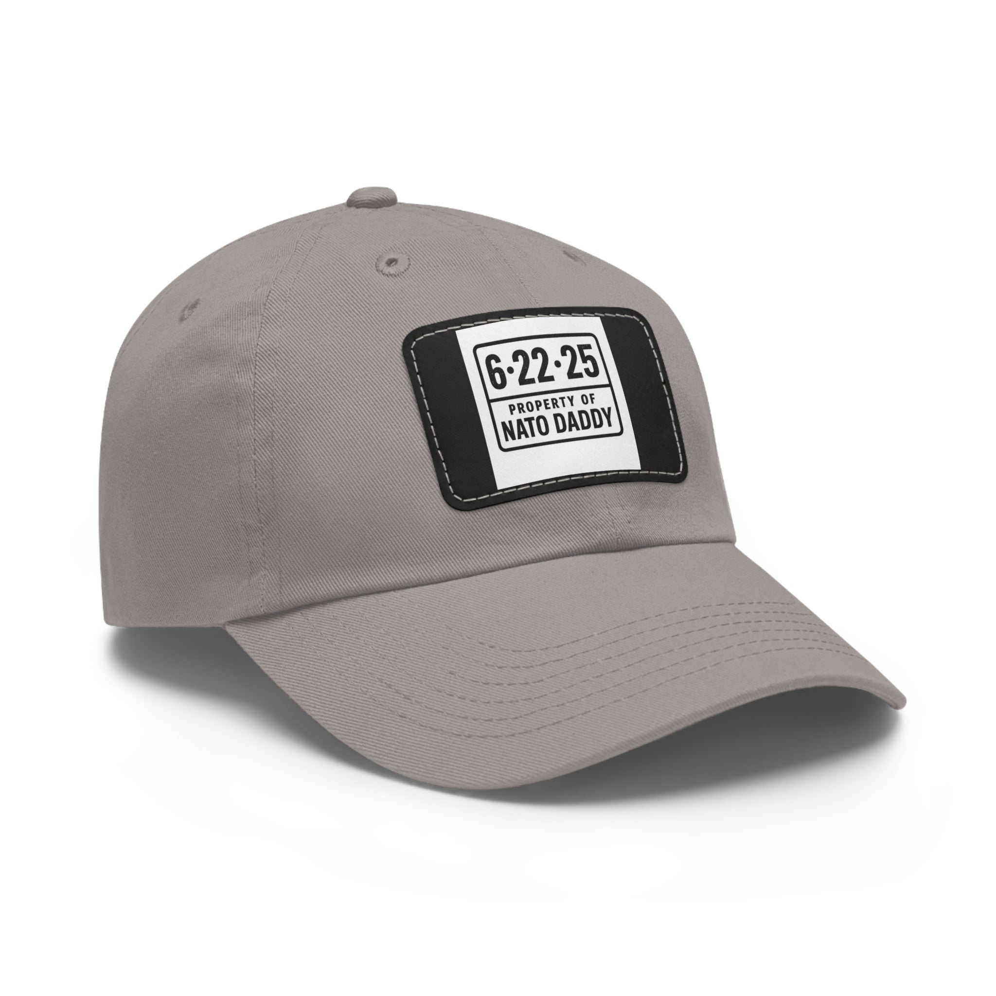 Dad Hat with Leather Patch | Personalized Gift for Dads, Birthday Hat, Outdoor Cap, Father’s Day Gift, Casual Style