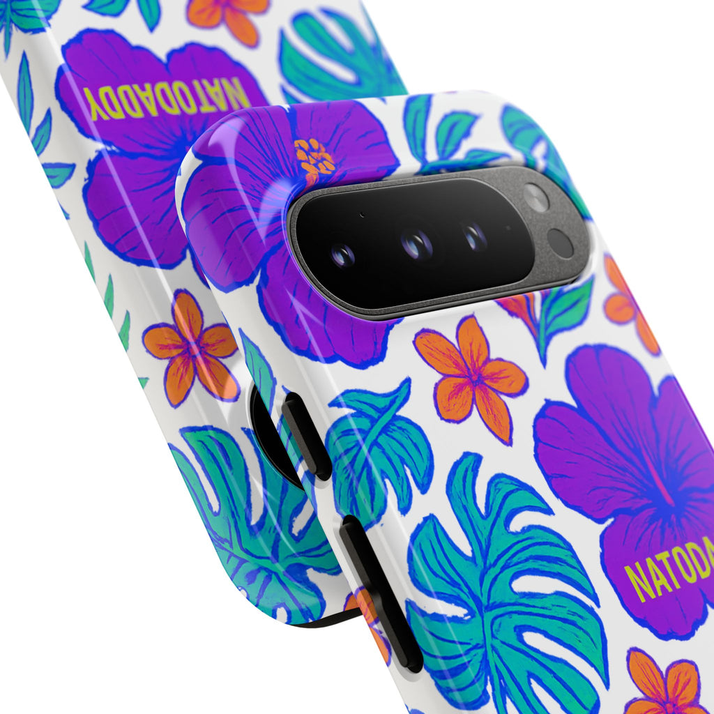 Tropical Phone Case | Tough Cases with Floral Design, Gift for Him/Her, Summer Vibe, Phone Accessory, Cute Design