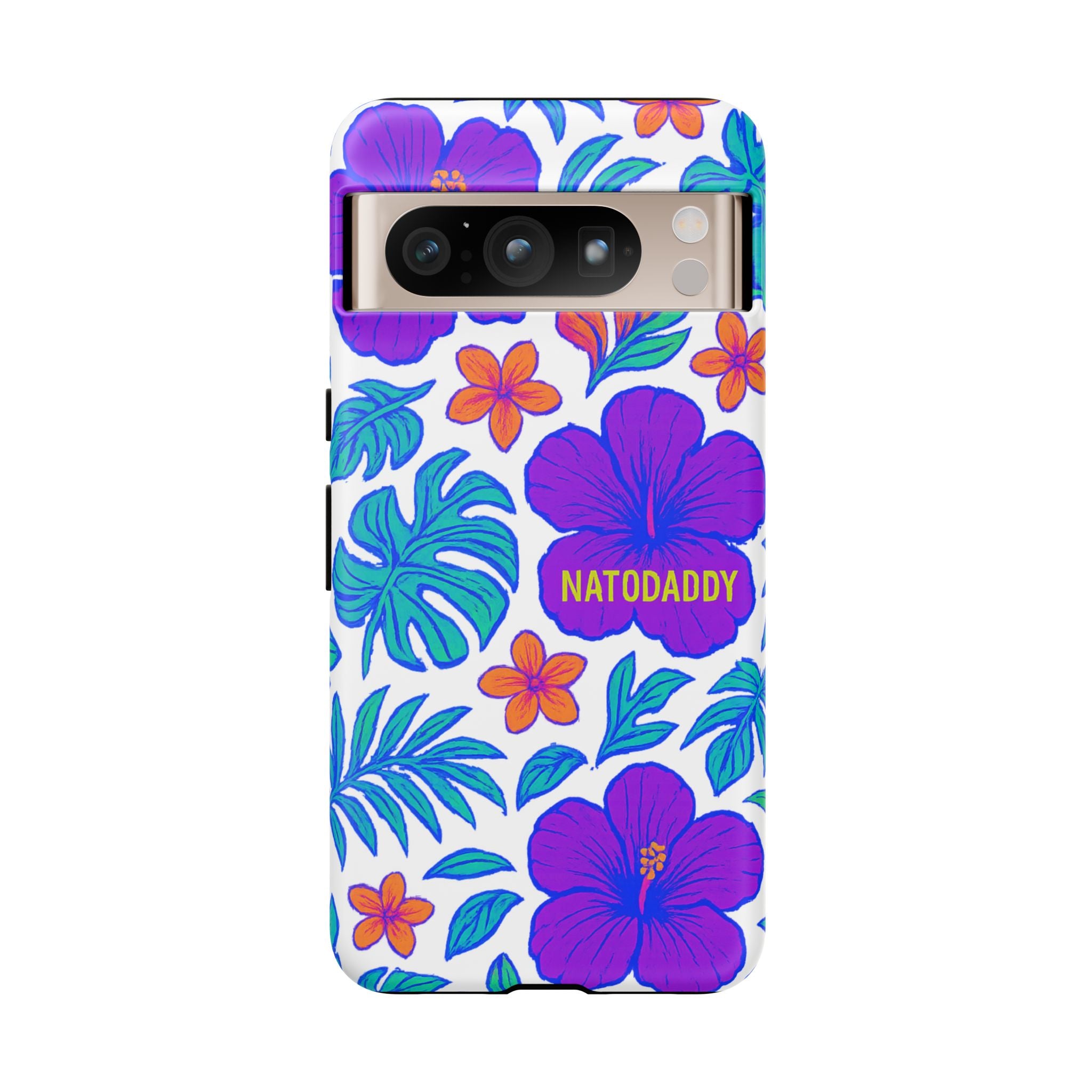 Tropical Phone Case | Tough Cases with Floral Design, Gift for Him/Her, Summer Vibe, Phone Accessory, Cute Design