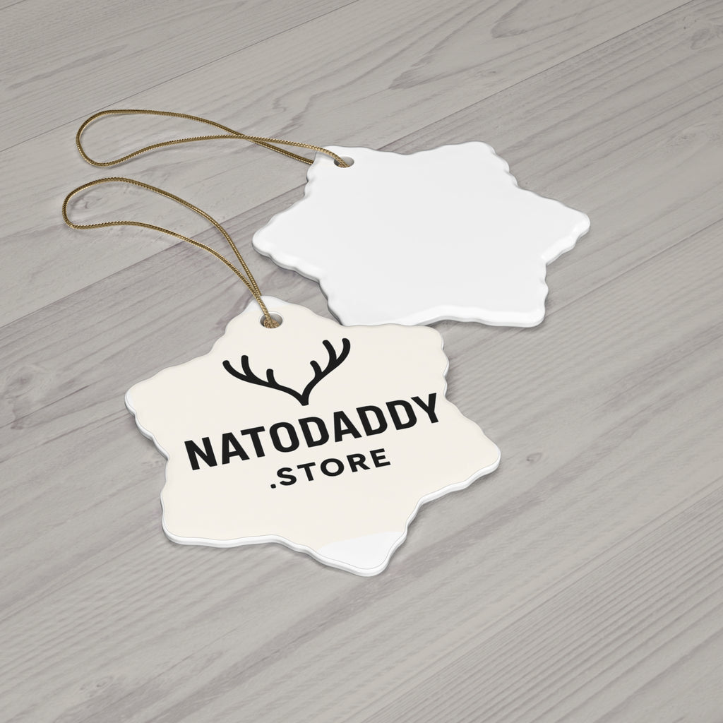 Ceramic Ornament Set - Rustic Holiday Décor, Unique Gifts, Home Decorations, Christmas Tree Ornaments, Personalized Keepsakes