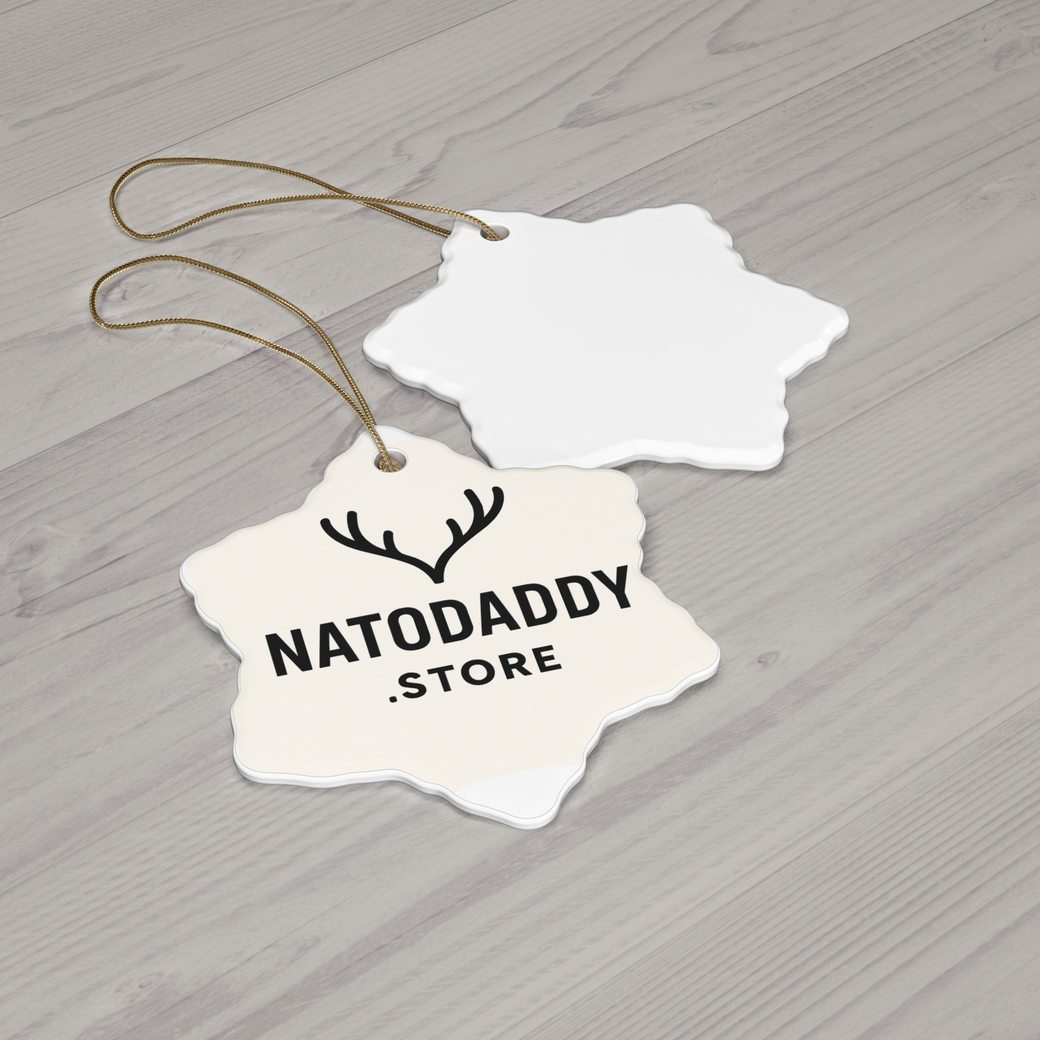 Ceramic Ornament Set - Rustic Holiday Décor, Unique Gifts, Home Decorations, Christmas Tree Ornaments, Personalized Keepsakes