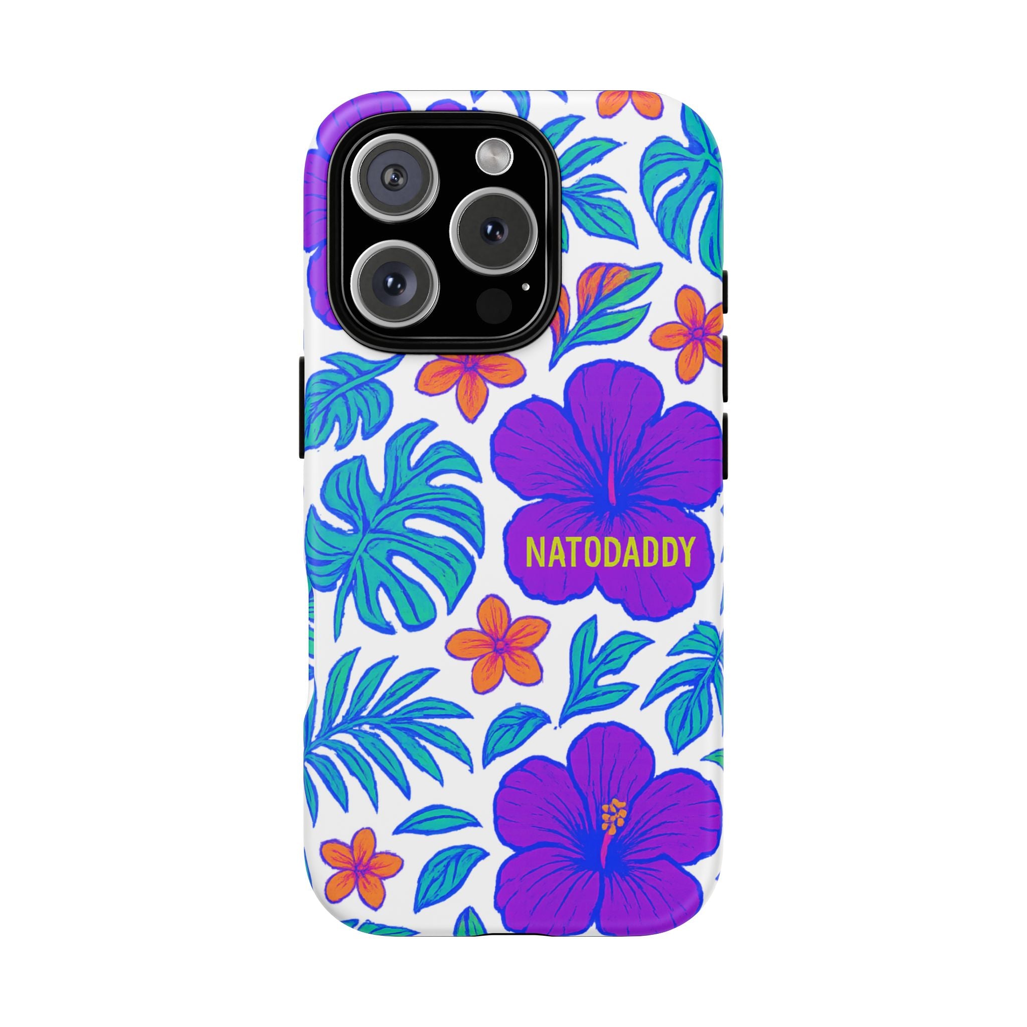 Tropical Phone Case | Tough Cases with Floral Design, Gift for Him/Her, Summer Vibe, Phone Accessory, Cute Design