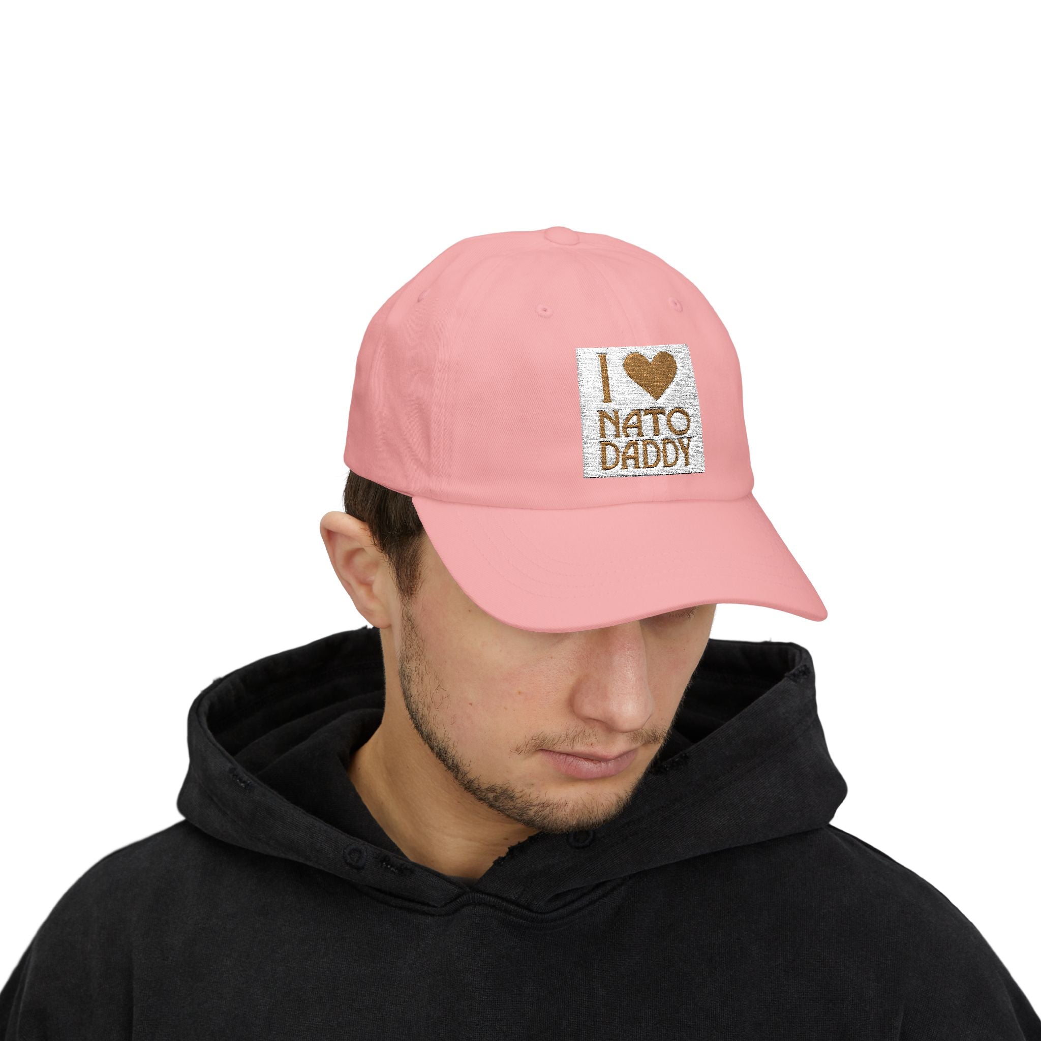 I Love NATO Daddy Cap, Classic Dad Cap, Father's Day Gift, Casual Dad Hat, Summer Accessory, Gift for Dad