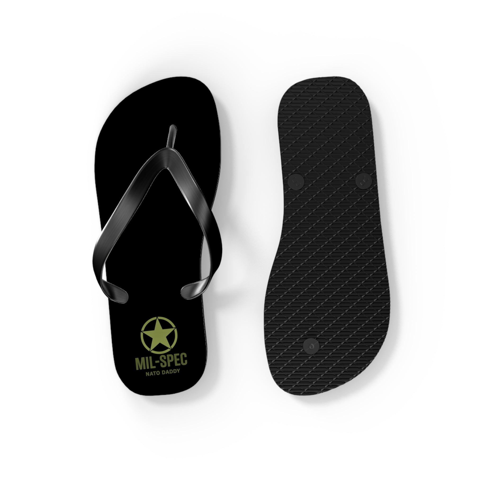 Men's Military-Inspired Flip Flops, Casual Beach Footwear, Outdoor Slippers, Summer Sandals, Customized Summer Style