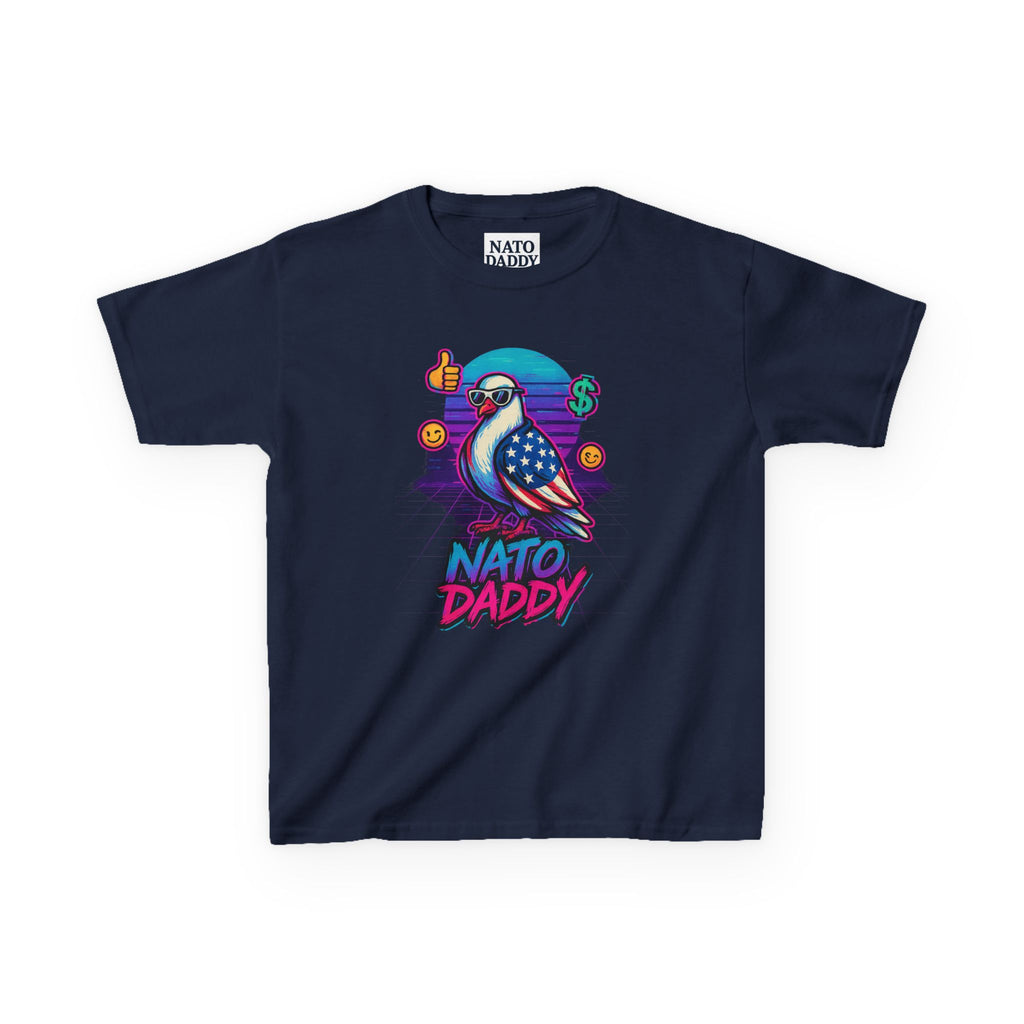 Colorful Kids Heavy Cotton™ Tee - Fun Graphic Tee, Bird Design, Gift for Kids, Casual Wear, Birthday Gift, Summer Outfits