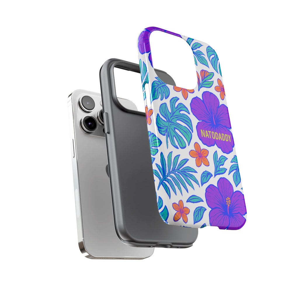 Tropical Phone Case | Tough Cases with Floral Design, Gift for Him/Her, Summer Vibe, Phone Accessory, Cute Design