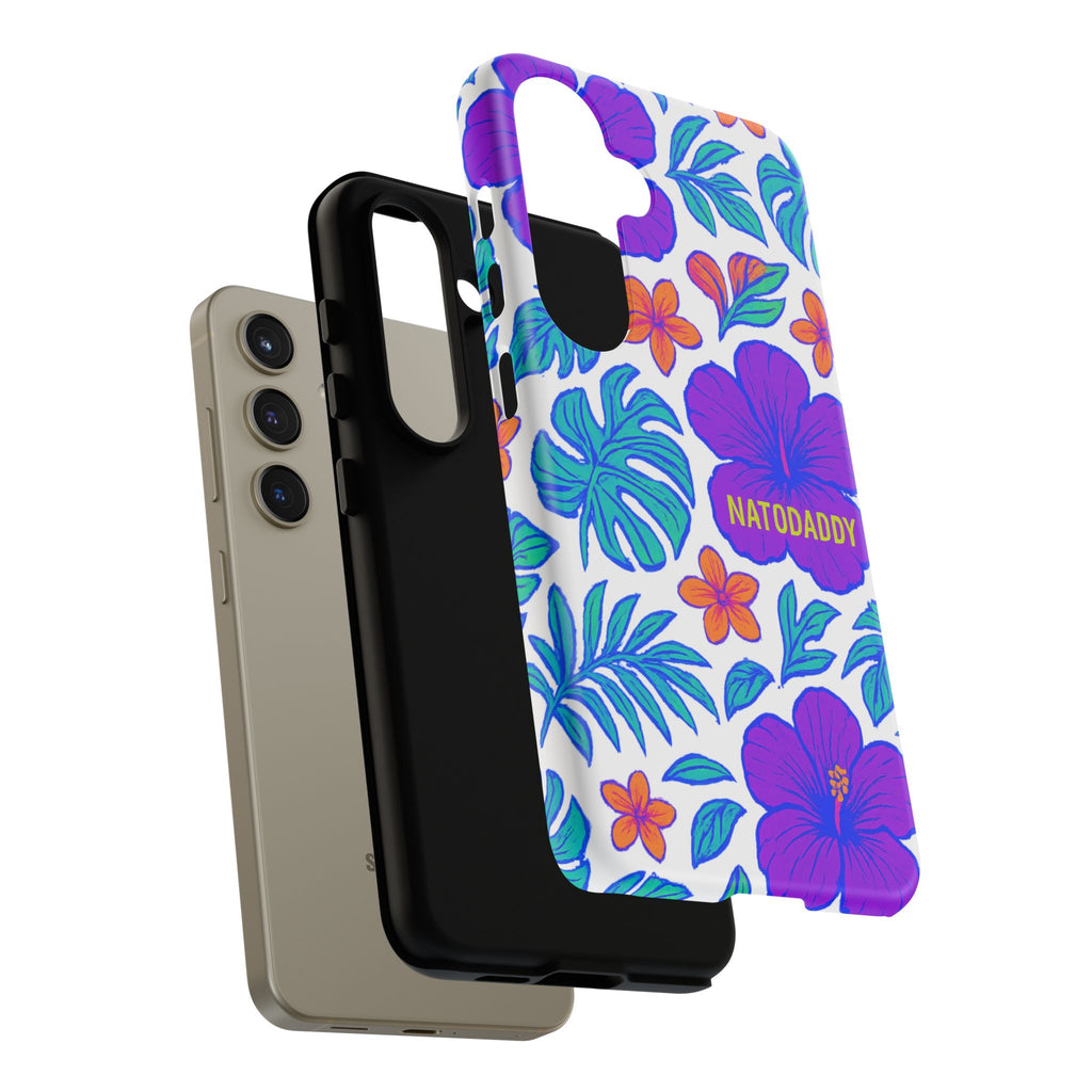 Tropical Phone Case | Tough Cases with Floral Design, Gift for Him/Her, Summer Vibe, Phone Accessory, Cute Design