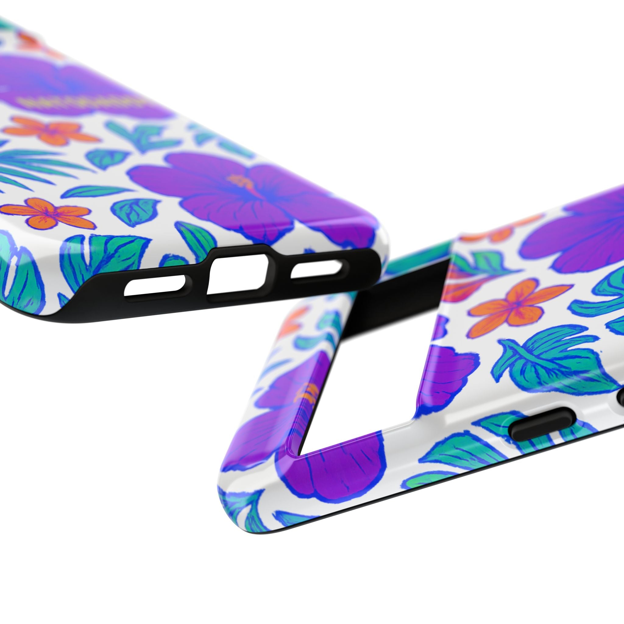 Tropical Phone Case | Tough Cases with Floral Design, Gift for Him/Her, Summer Vibe, Phone Accessory, Cute Design