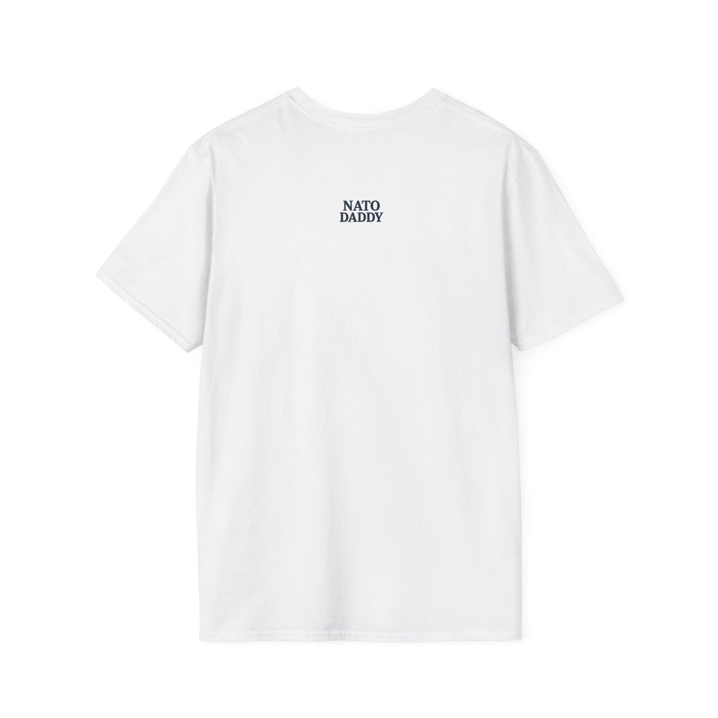NATO Daddy T-Shirt for Dads, Cool Casual Wear, Unique Gift for Father's Day, Unisex Softstyle Tee, Camo Graphic Shirt