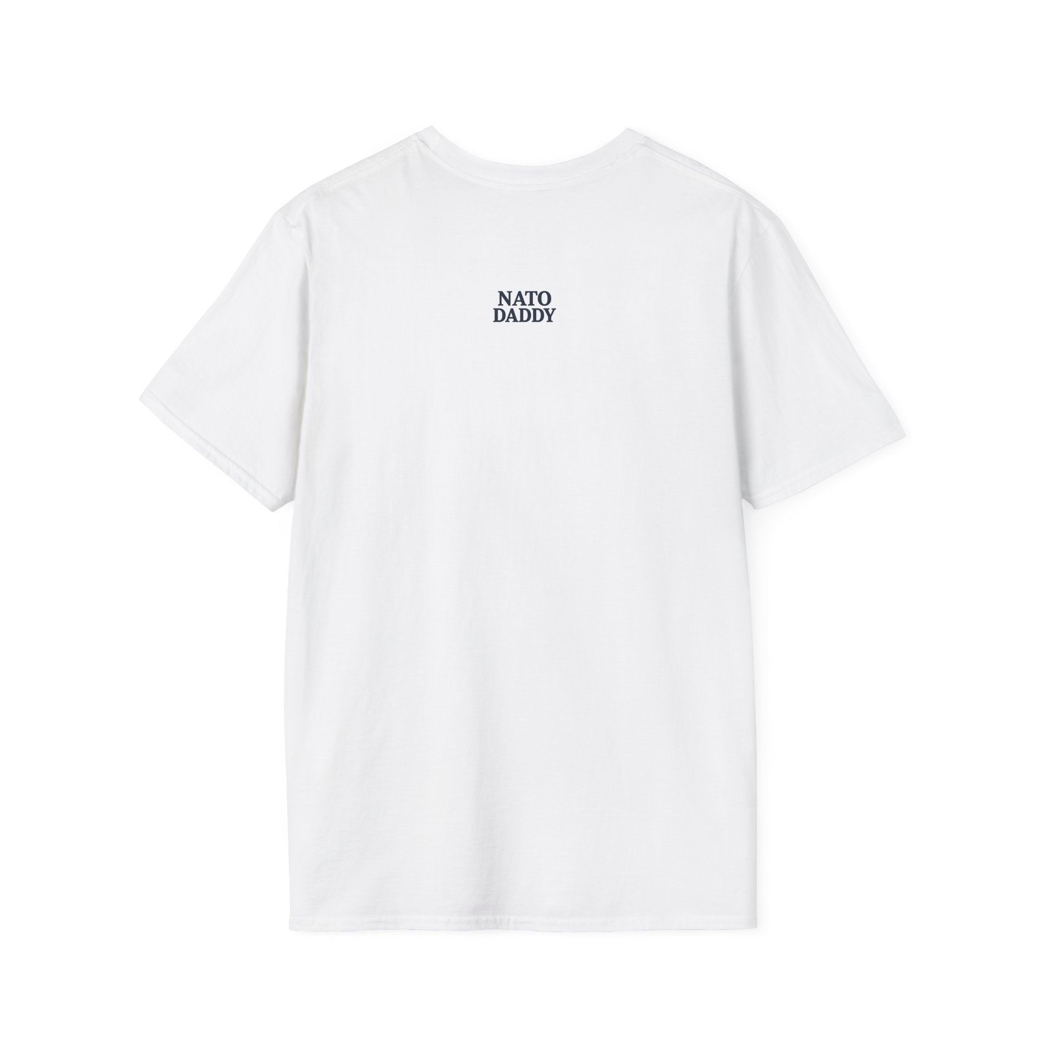 NATO Daddy T-Shirt for Dads, Cool Casual Wear, Unique Gift for Father's Day, Unisex Softstyle Tee, Camo Graphic Shirt