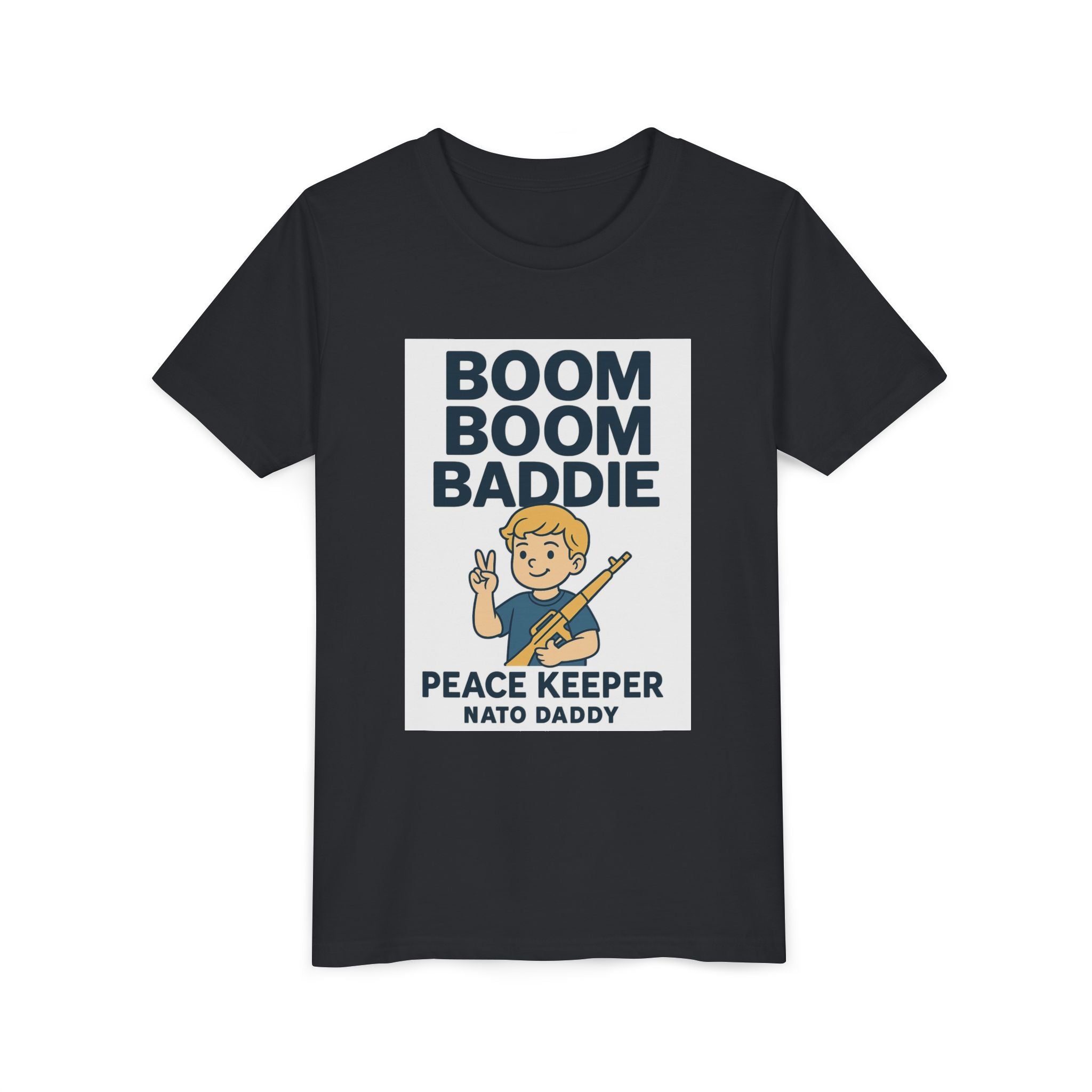 Youth Graphic Tee with Playful Design, Fun T-Shirt for Kids, Gift for Birthdays, Summer Vacations, or Everyday Wear