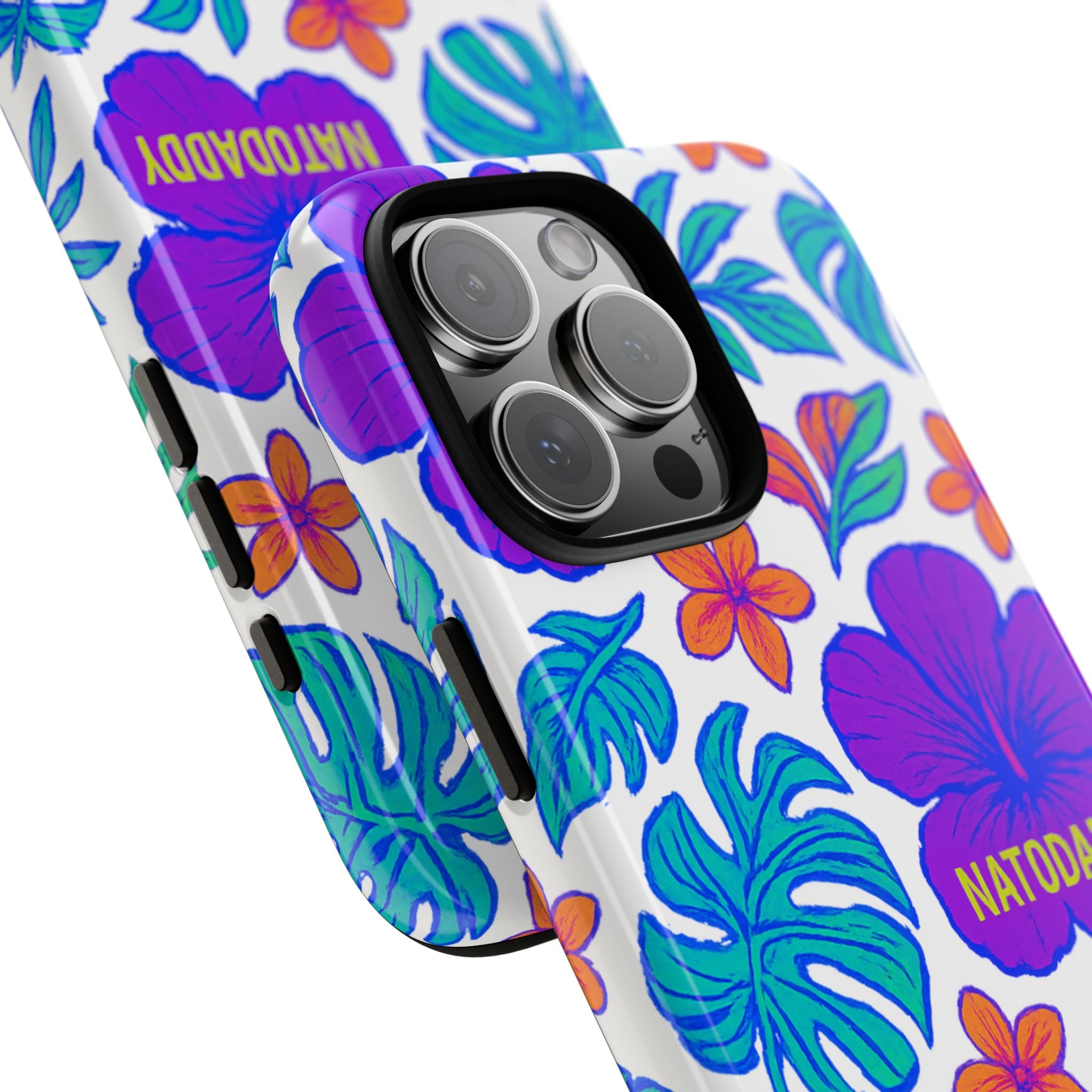 Tropical Phone Case | Tough Cases with Floral Design, Gift for Him/Her, Summer Vibe, Phone Accessory, Cute Design