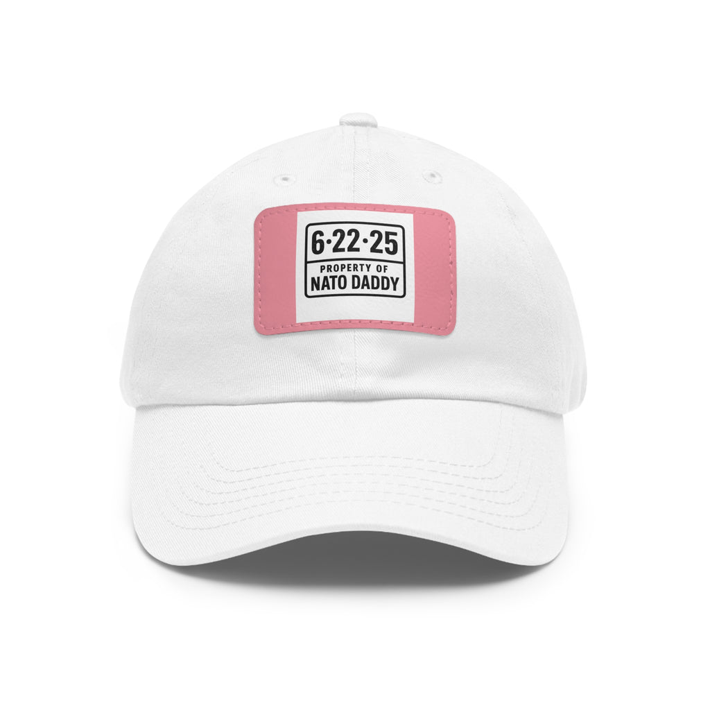 Dad Hat with Leather Patch | Personalized Gift for Dads, Birthday Hat, Outdoor Cap, Father’s Day Gift, Casual Style