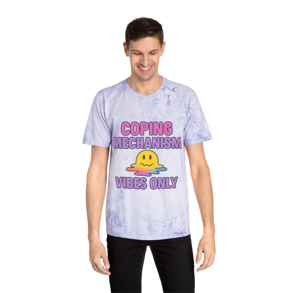 Colorful Coping Mechanism T-Shirt, Summer Casual Wear, Gift for Mental Health Awareness, Mood Boosting Apparel, Unisex Fashion