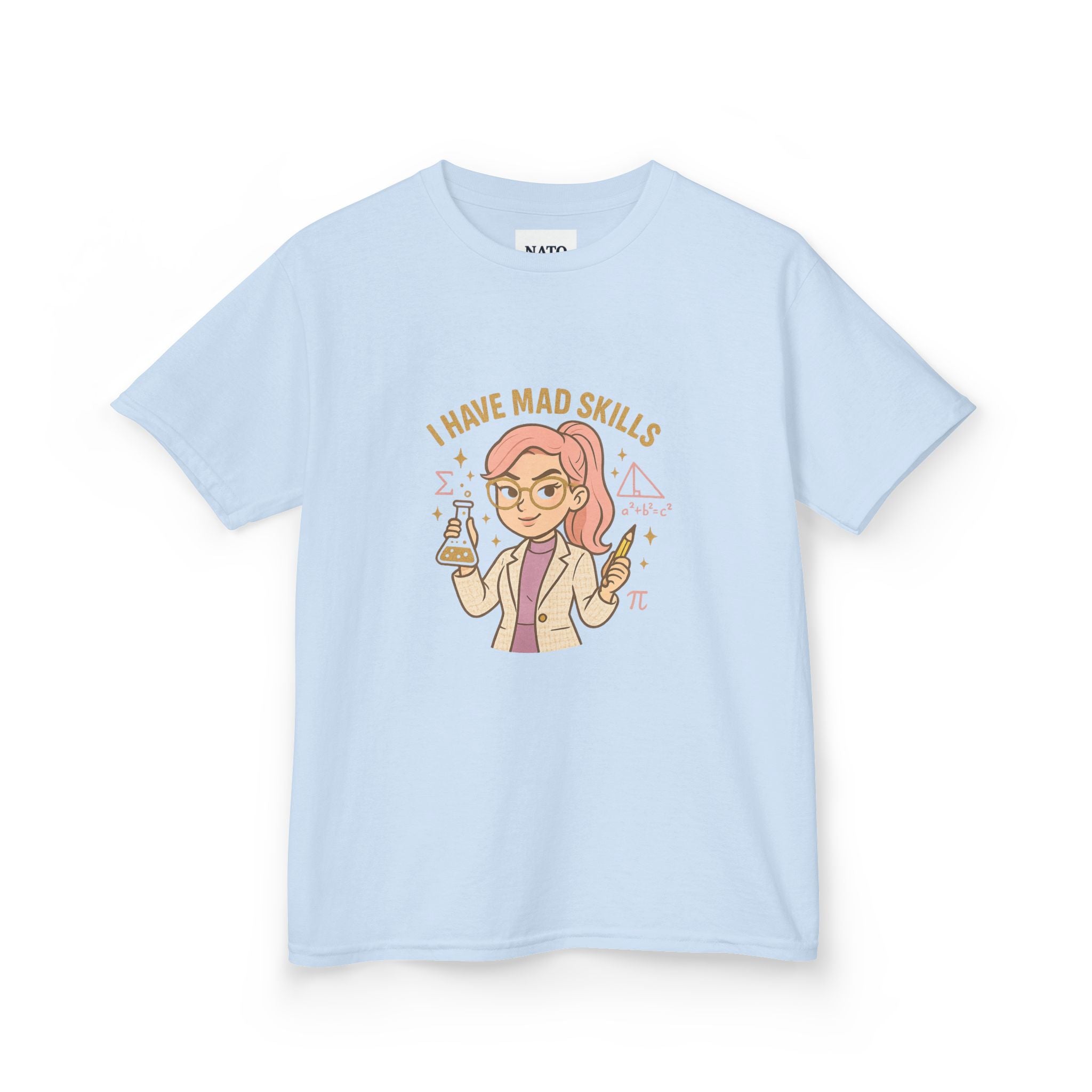 Kids Science Tee - 'I Have Mad Skills', Fun Kids Shirt for STEM Lovers, Perfect for School or Birthdays, Gift for Young Innovators, [...]
