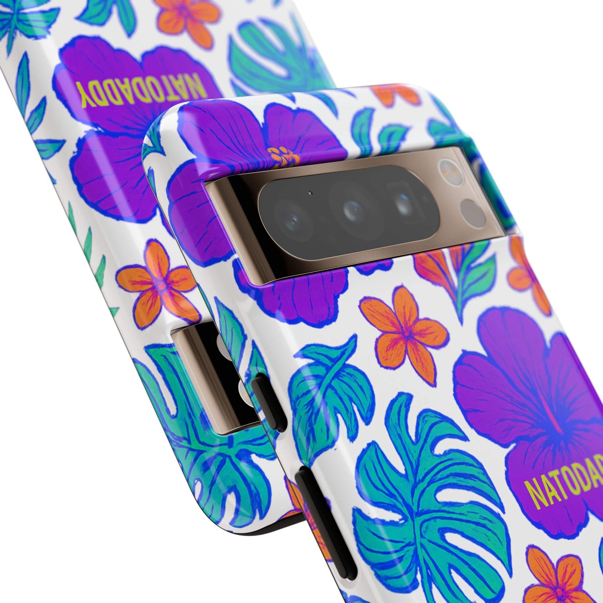 Tropical Phone Case | Tough Cases with Floral Design, Gift for Him/Her, Summer Vibe, Phone Accessory, Cute Design