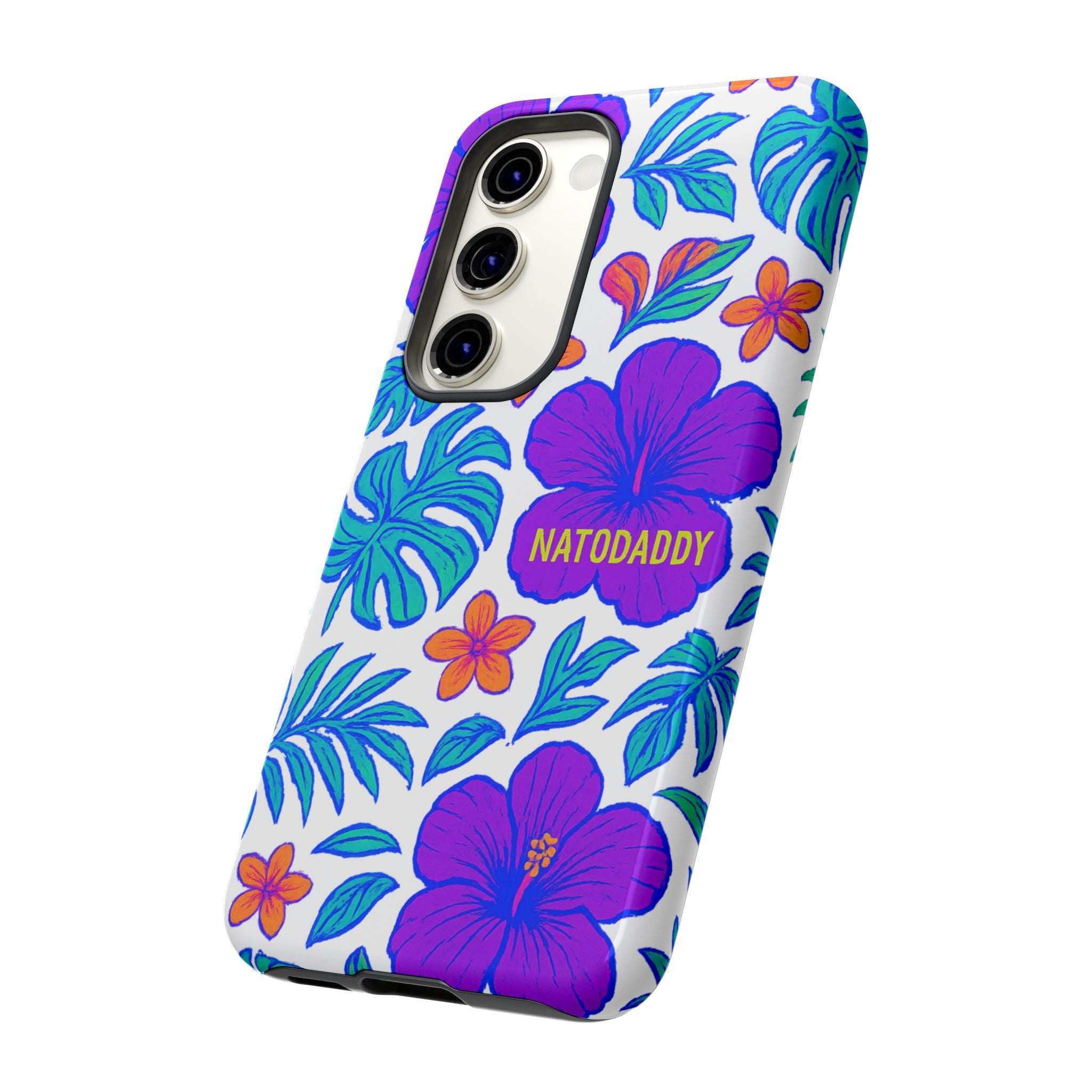 Tropical Phone Case | Tough Cases with Floral Design, Gift for Him/Her, Summer Vibe, Phone Accessory, Cute Design