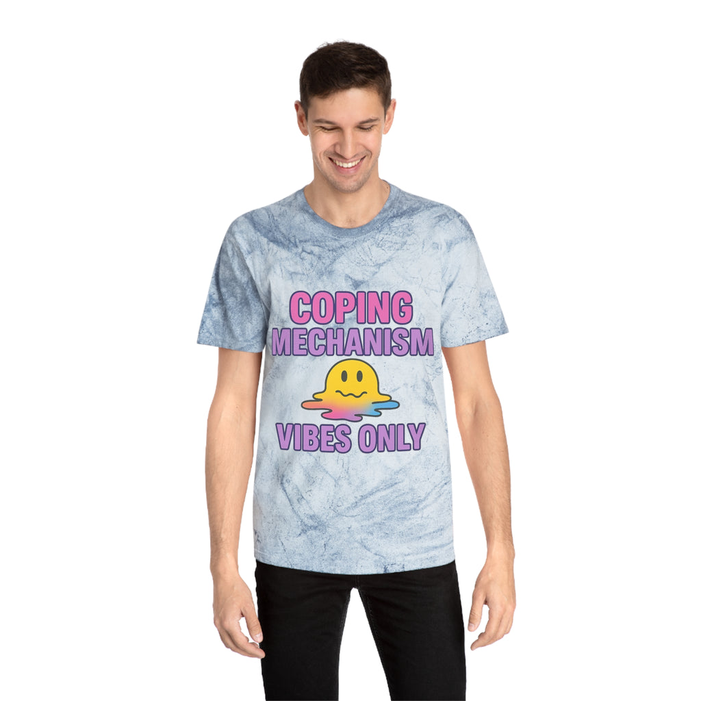 Colorful Coping Mechanism T-Shirt, Summer Casual Wear, Gift for Mental Health Awareness, Mood Boosting Apparel, Unisex Fashion