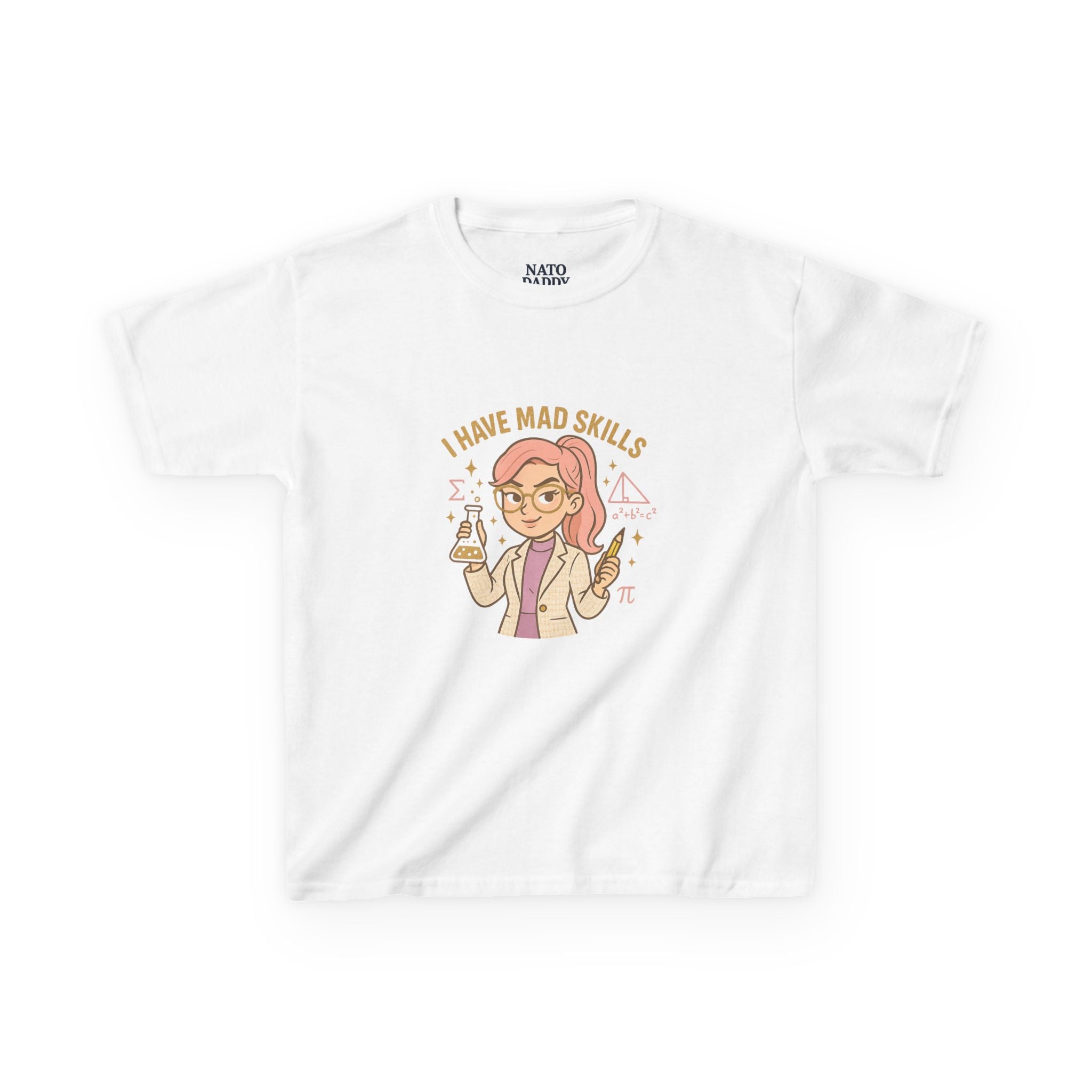 Kids Science Tee - 'I Have Mad Skills', Fun Kids Shirt for STEM Lovers, Perfect for School or Birthdays, Gift for Young Innovators, [...]
