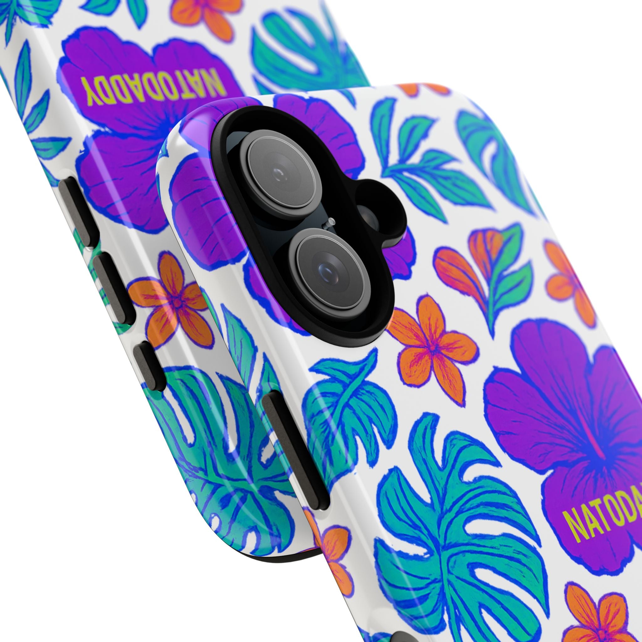 Tropical Phone Case | Tough Cases with Floral Design, Gift for Him/Her, Summer Vibe, Phone Accessory, Cute Design