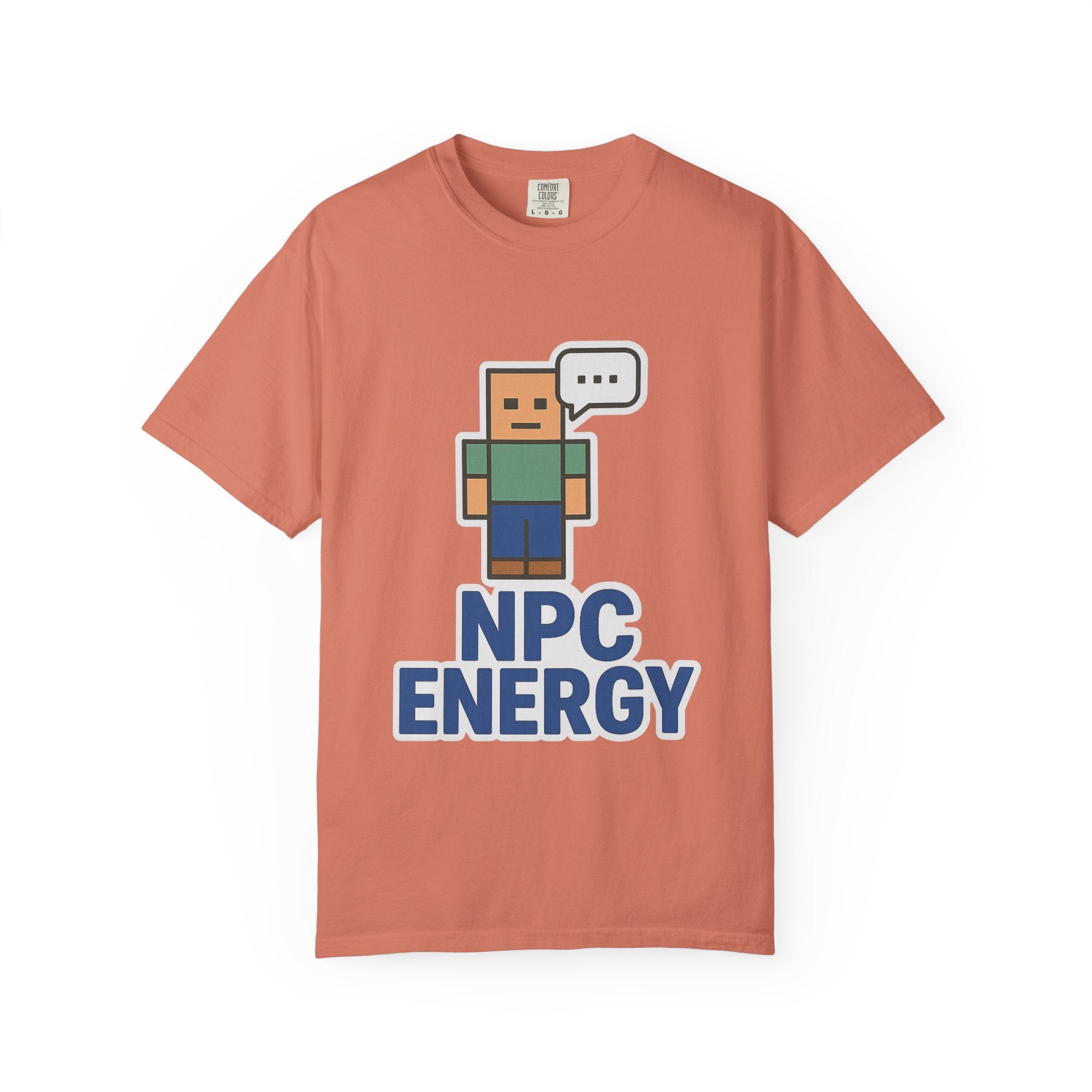 Unisex NPC Energy T-Shirt, Gamer Tee, Perfect Gift for Gamers, Casual Wear, Fun Video Game Apparel