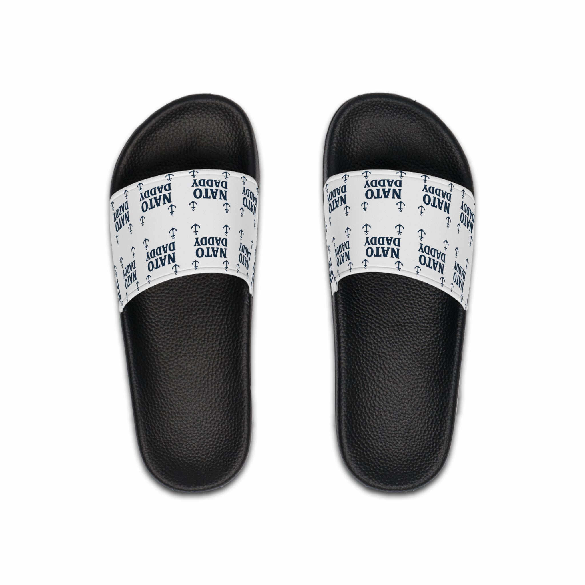 Stylish Men's Slide Sandals for Summer, Perfect for Relaxation, Beach Days, Gifts for Dads and Grads, Nautical Vibe, Casual Footwear