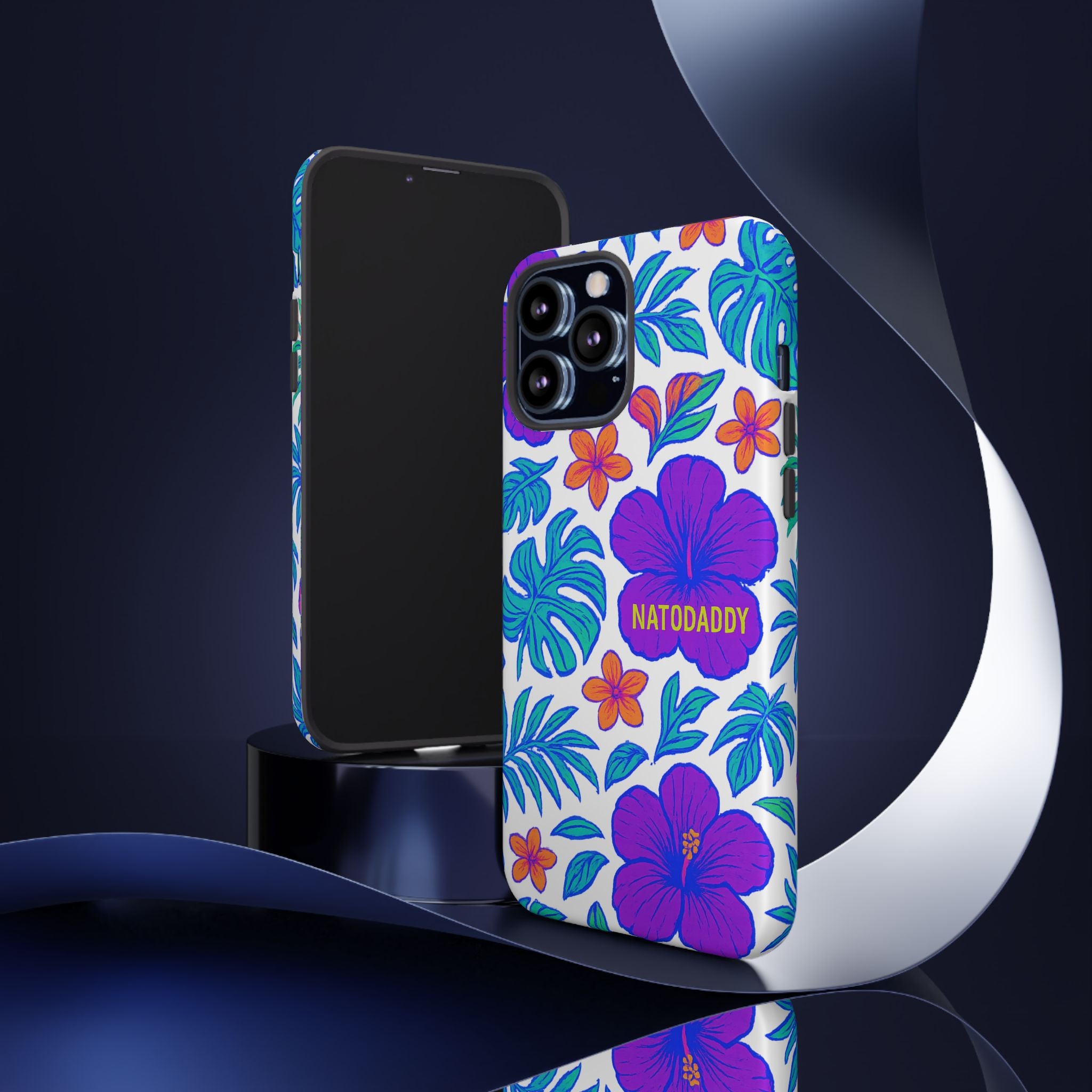 Tropical Phone Case | Tough Cases with Floral Design, Gift for Him/Her, Summer Vibe, Phone Accessory, Cute Design