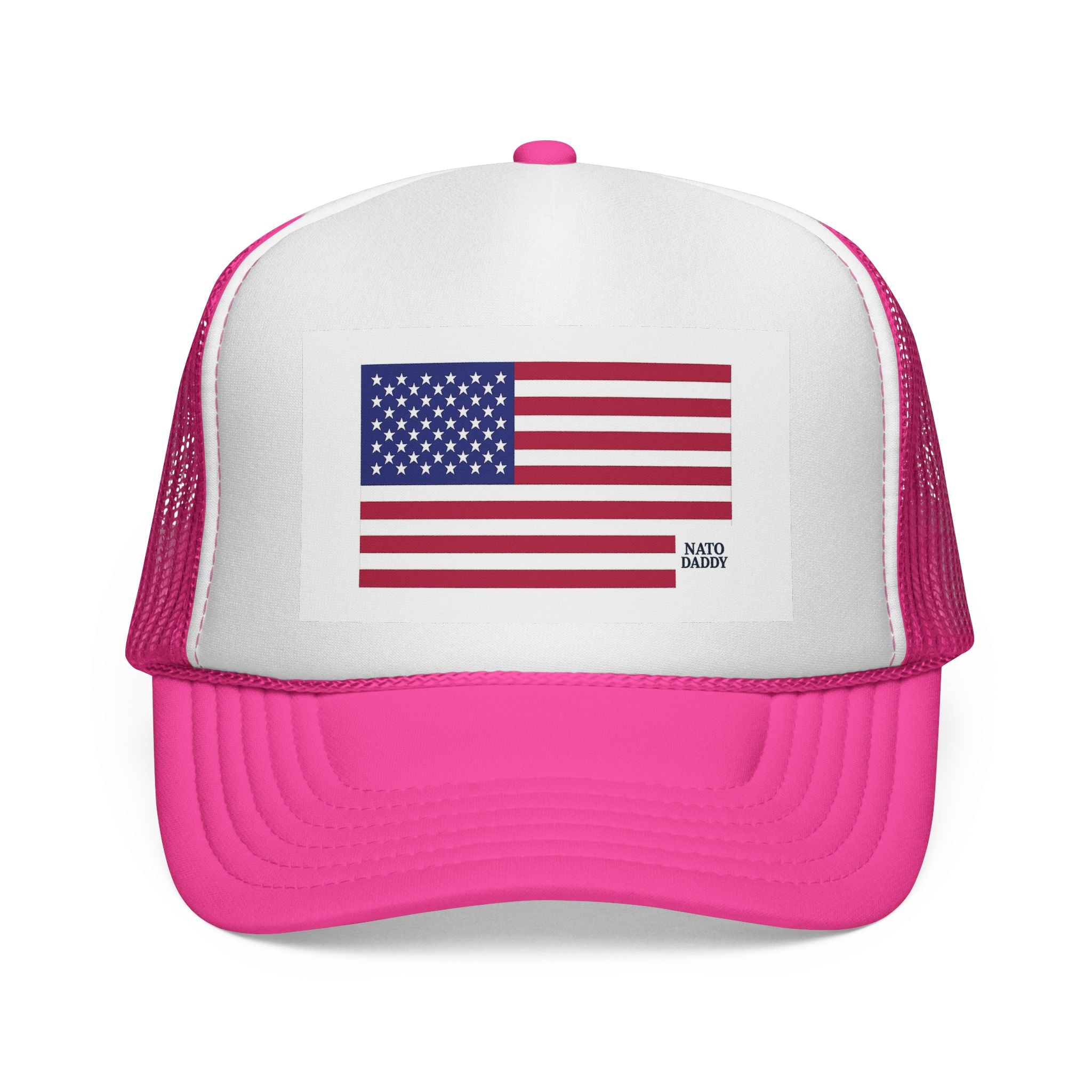 Patriotic Trucker Cap, American Flag Hat, Outdoor Hat, Festival Apparel, Summer Accessories, Gift for Him/Her, USA Pride