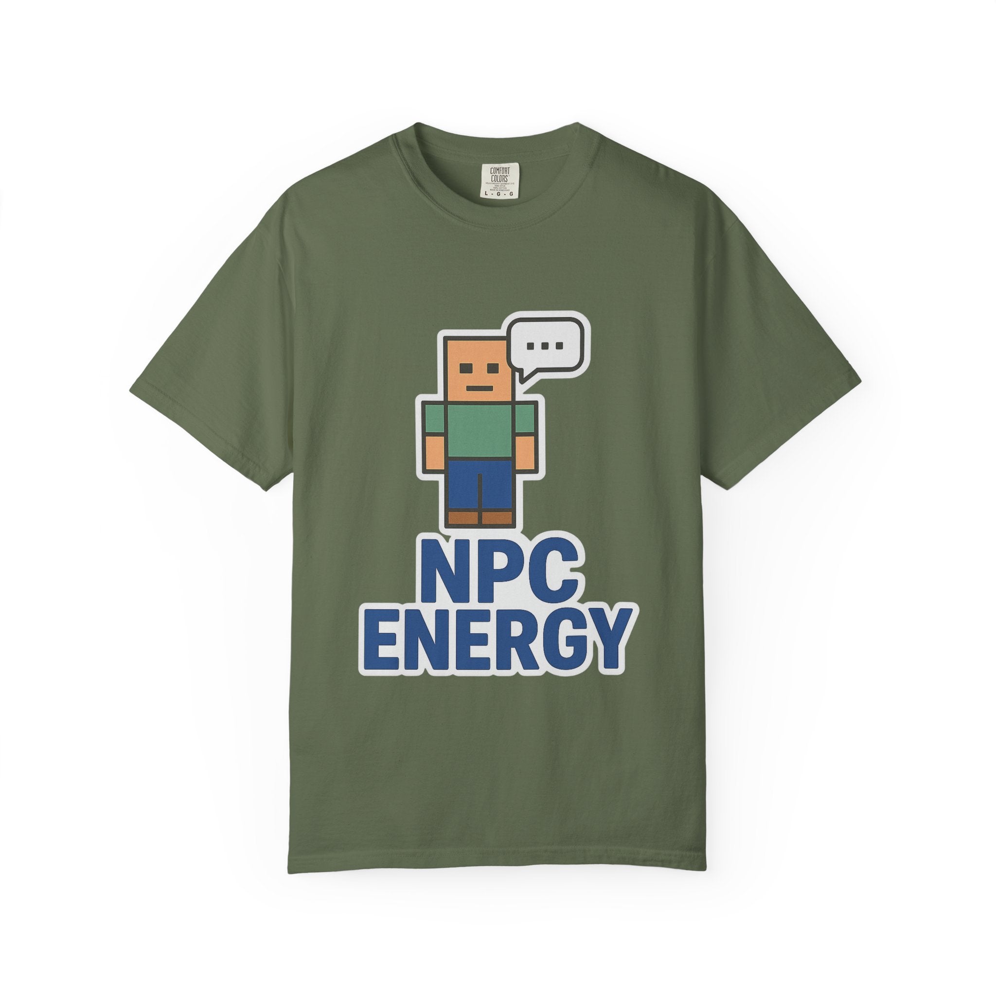 Unisex NPC Energy T-Shirt, Gamer Tee, Perfect Gift for Gamers, Casual Wear, Fun Video Game Apparel
