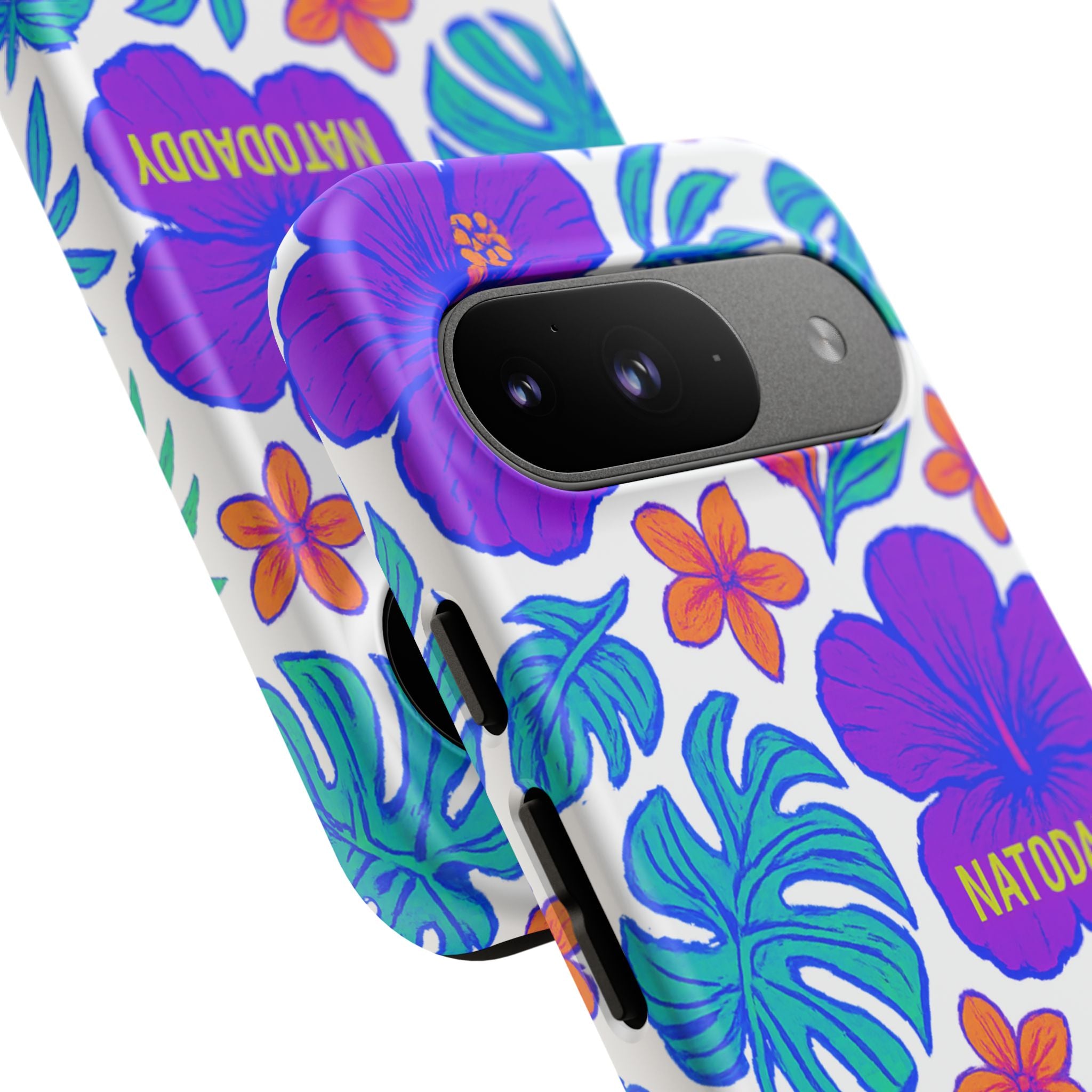 Tropical Phone Case | Tough Cases with Floral Design, Gift for Him/Her, Summer Vibe, Phone Accessory, Cute Design