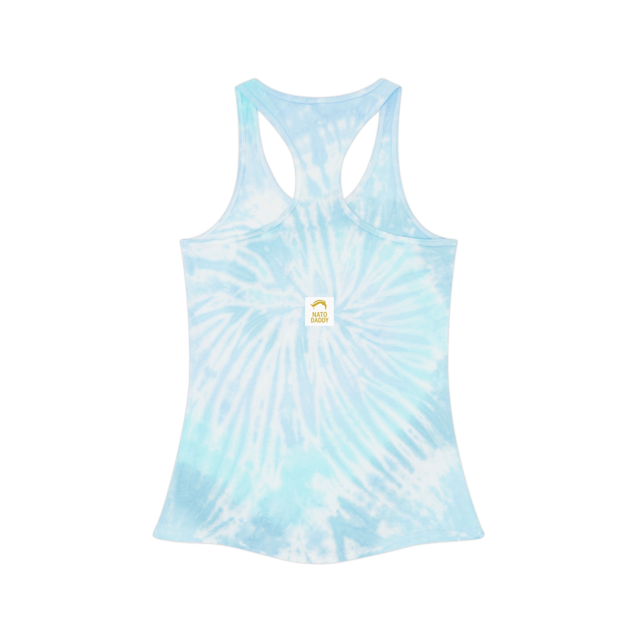 BOOM BOOM BETTY Tie Dye Racerback Tank Top - Summer Vibes, Beachwear, Festival Outfit, Casual Wear, Gift for Her