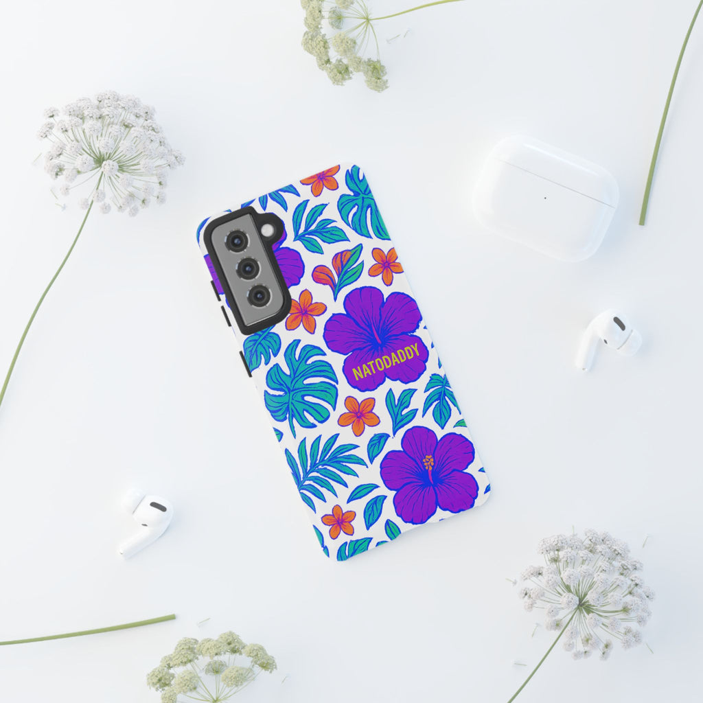 Tropical Phone Case | Tough Cases with Floral Design, Gift for Him/Her, Summer Vibe, Phone Accessory, Cute Design