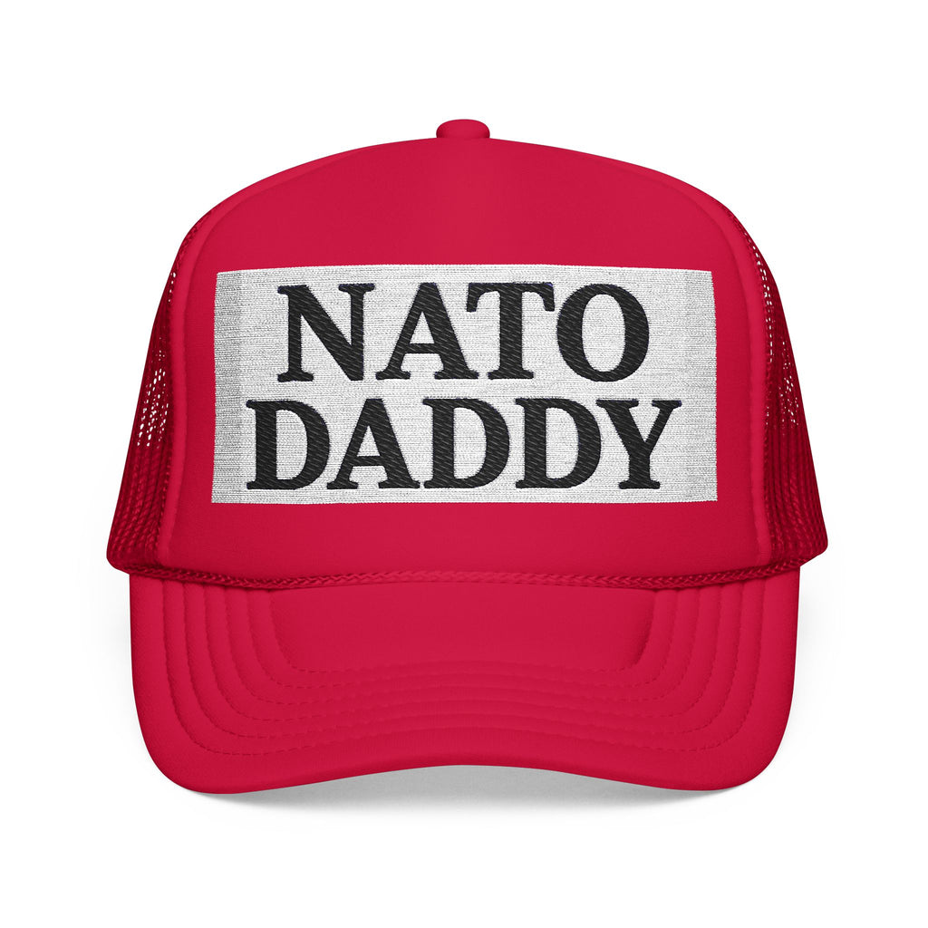 NATO Daddy Foam Trucker Hat, Funny Dad Gift, Casual Summer Hat, Embroidered Cap, Father's Day Accessory, Outdoor Fashion