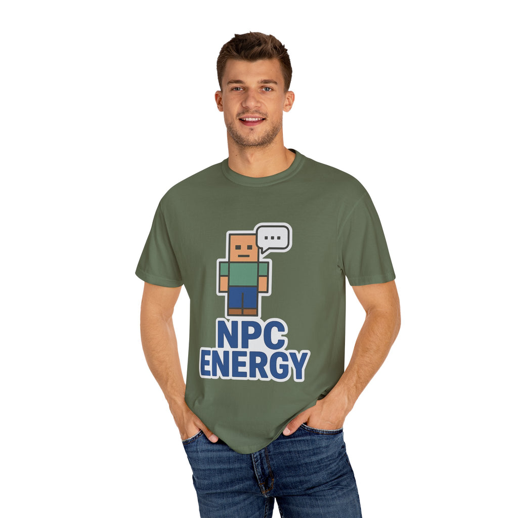 Unisex NPC Energy T-Shirt, Gamer Tee, Perfect Gift for Gamers, Casual Wear, Fun Video Game Apparel