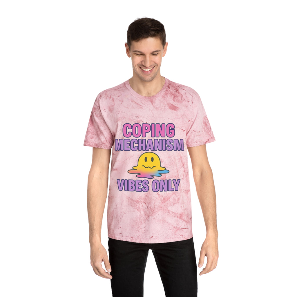 Colorful Coping Mechanism T-Shirt, Summer Casual Wear, Gift for Mental Health Awareness, Mood Boosting Apparel, Unisex Fashion