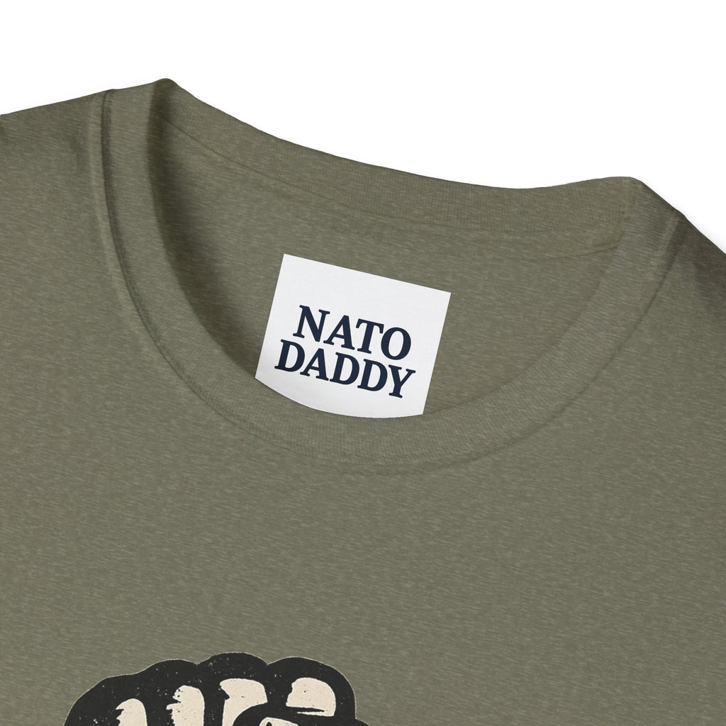 Empowering Unisex Softstyle T-Shirt - Natodaddy Still Standing, Casual Gift for Dads, Father's Day, Motivational Apparel, Unique Graphic Tee