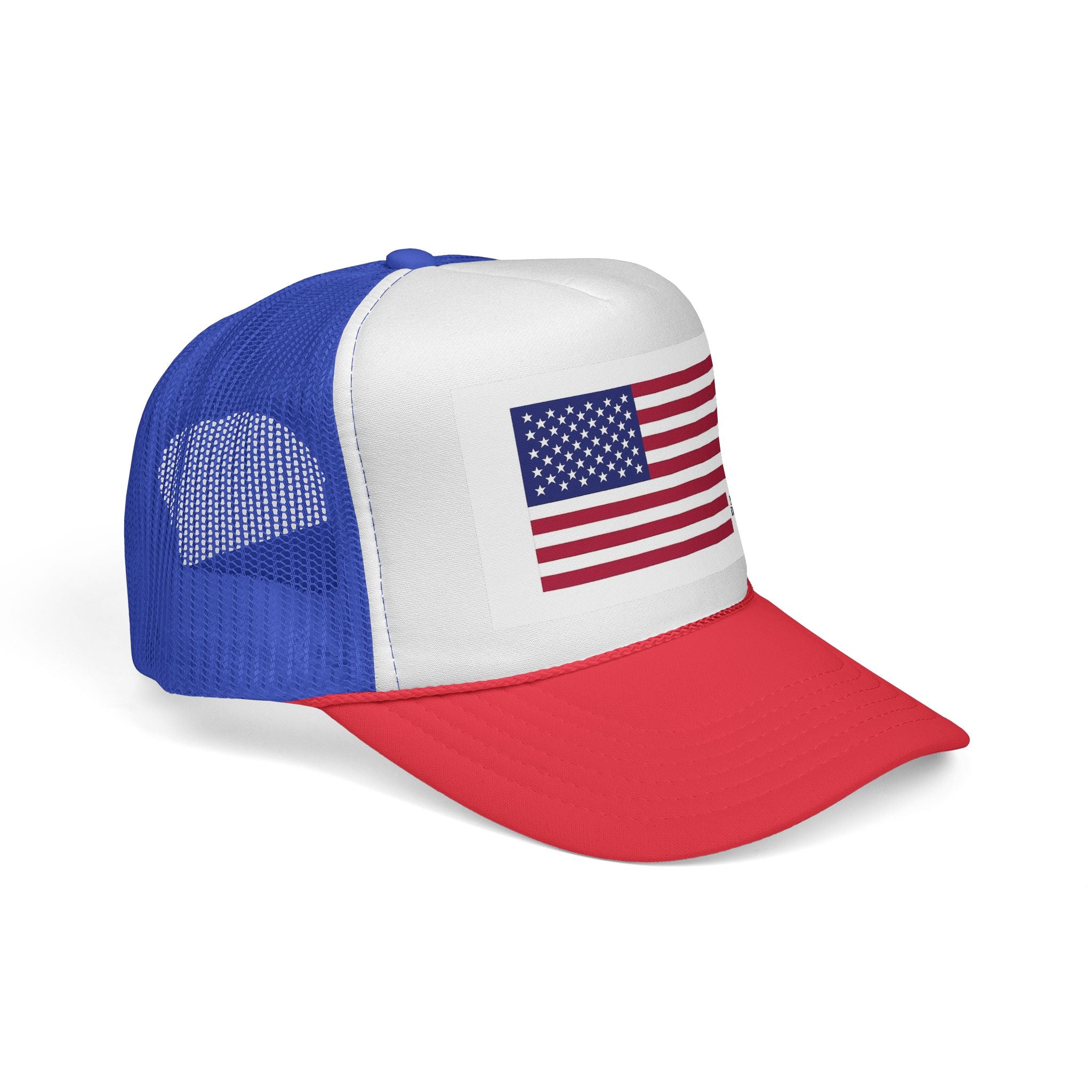 Patriotic Trucker Cap, American Flag Hat, Outdoor Hat, Festival Apparel, Summer Accessories, Gift for Him/Her, USA Pride